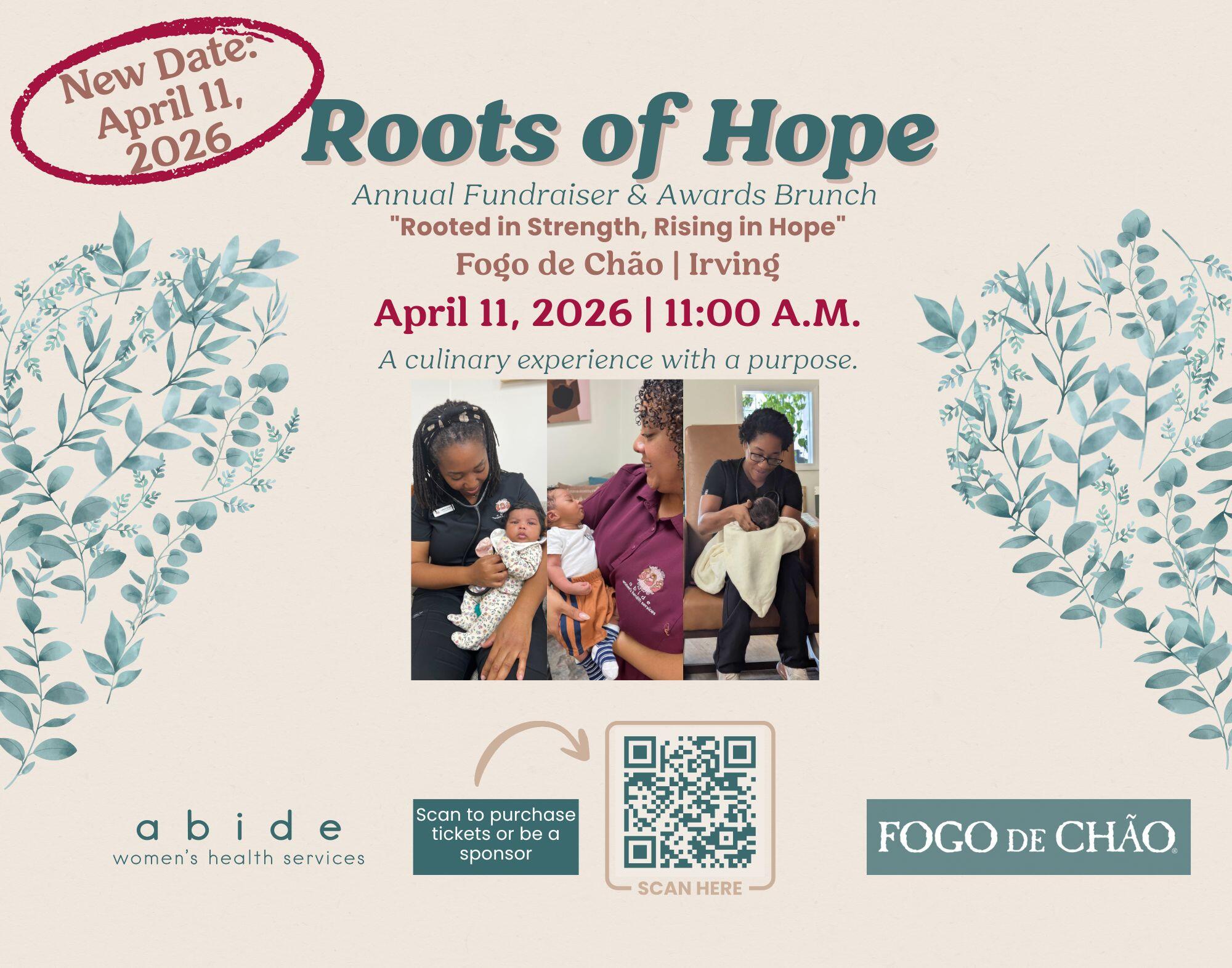 Campaign cover image for 2026 Roots of Hope Fundraiser & Awards Brunch