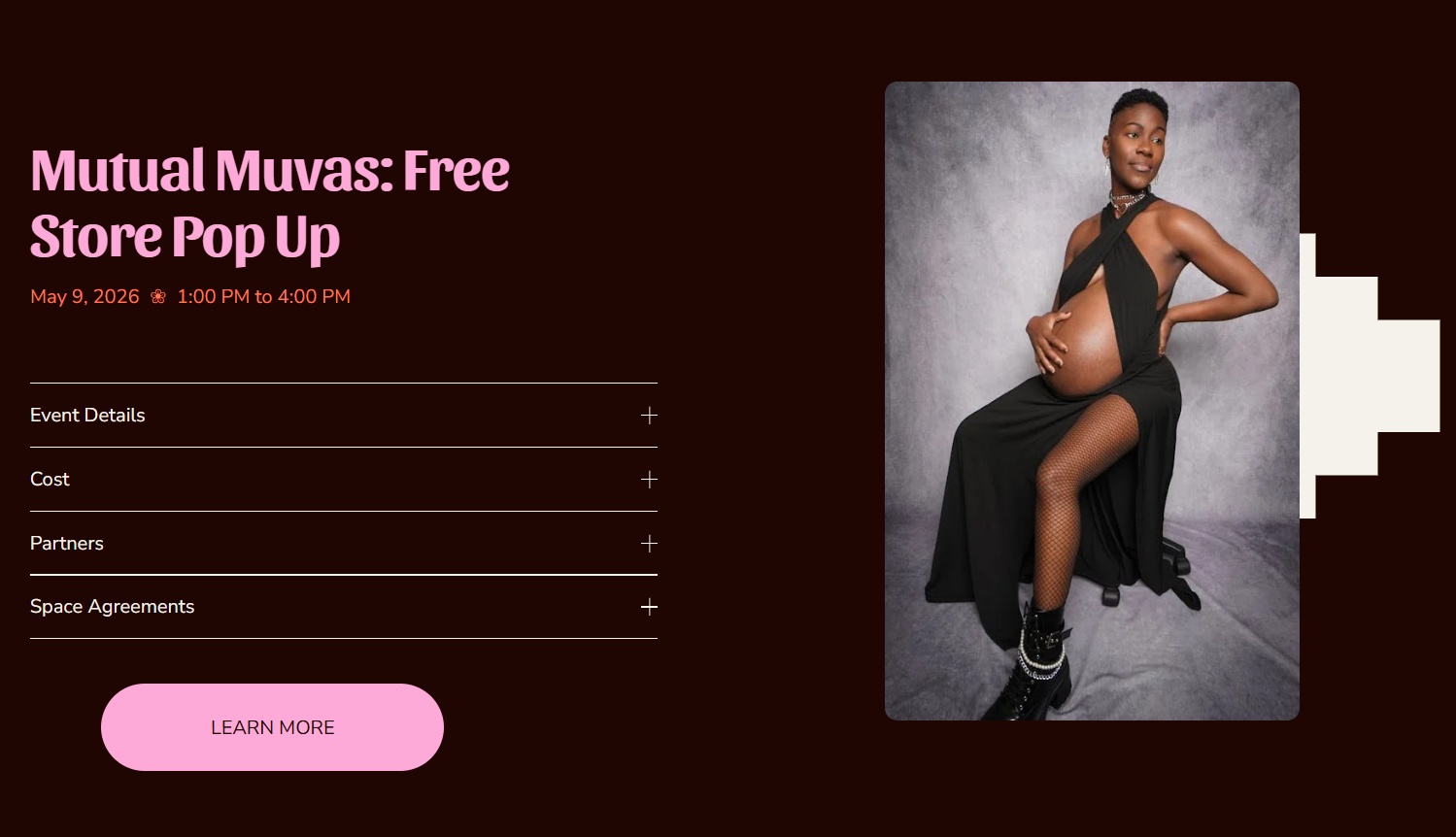 Campaign cover image for Muva's Day Free Store Pop Up