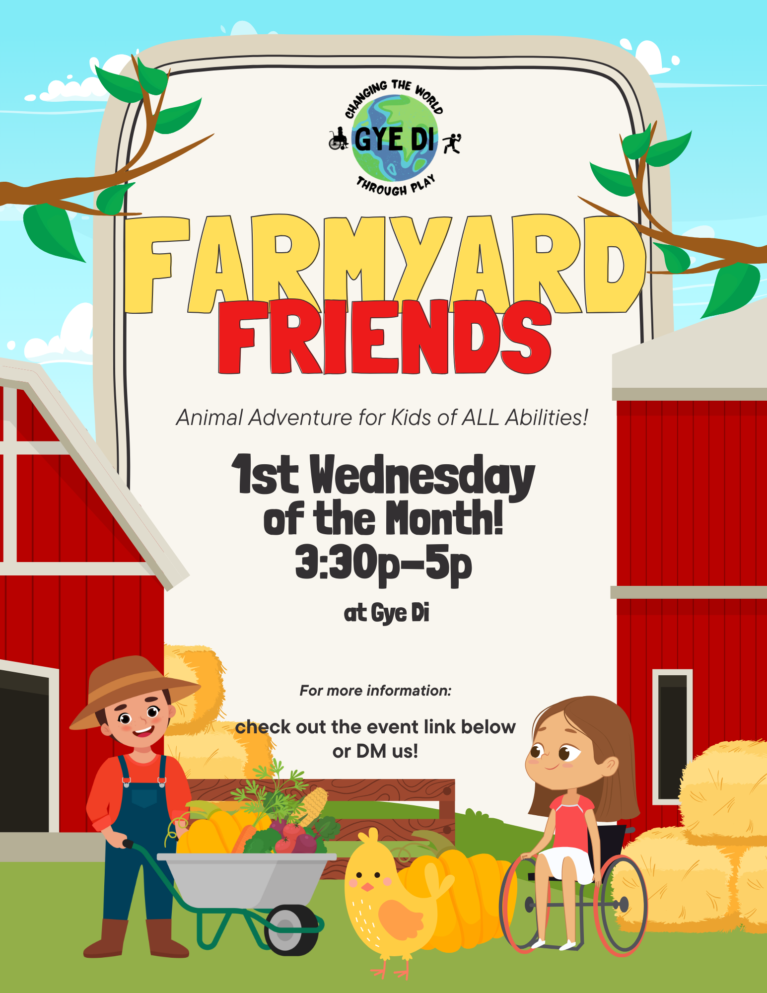 Campaign cover image for DEC Farmyard Friends: Monthly Animal Adventure for Kids of All Abilities