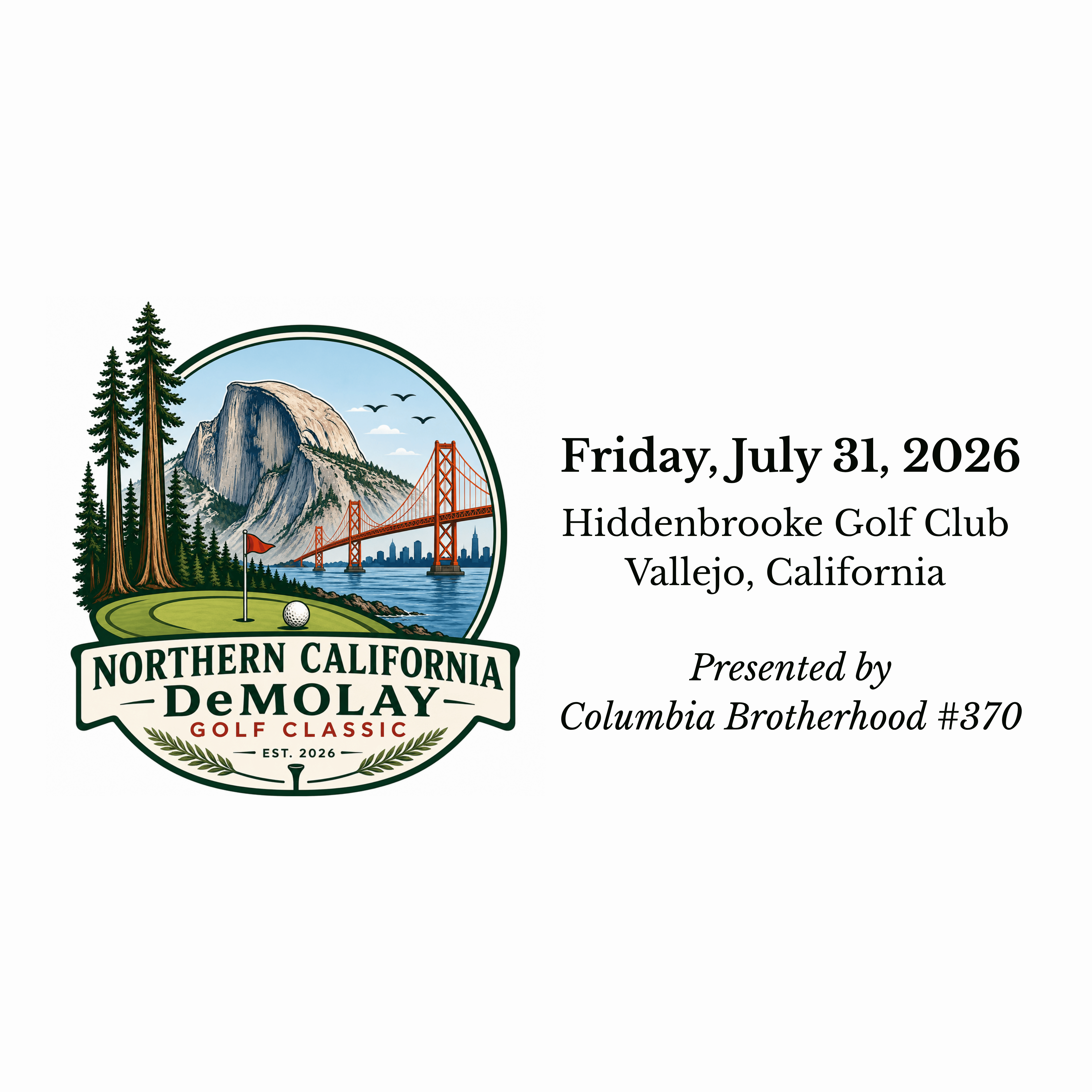Campaign cover image for 2026 Northern California DeMolay Golf Classic