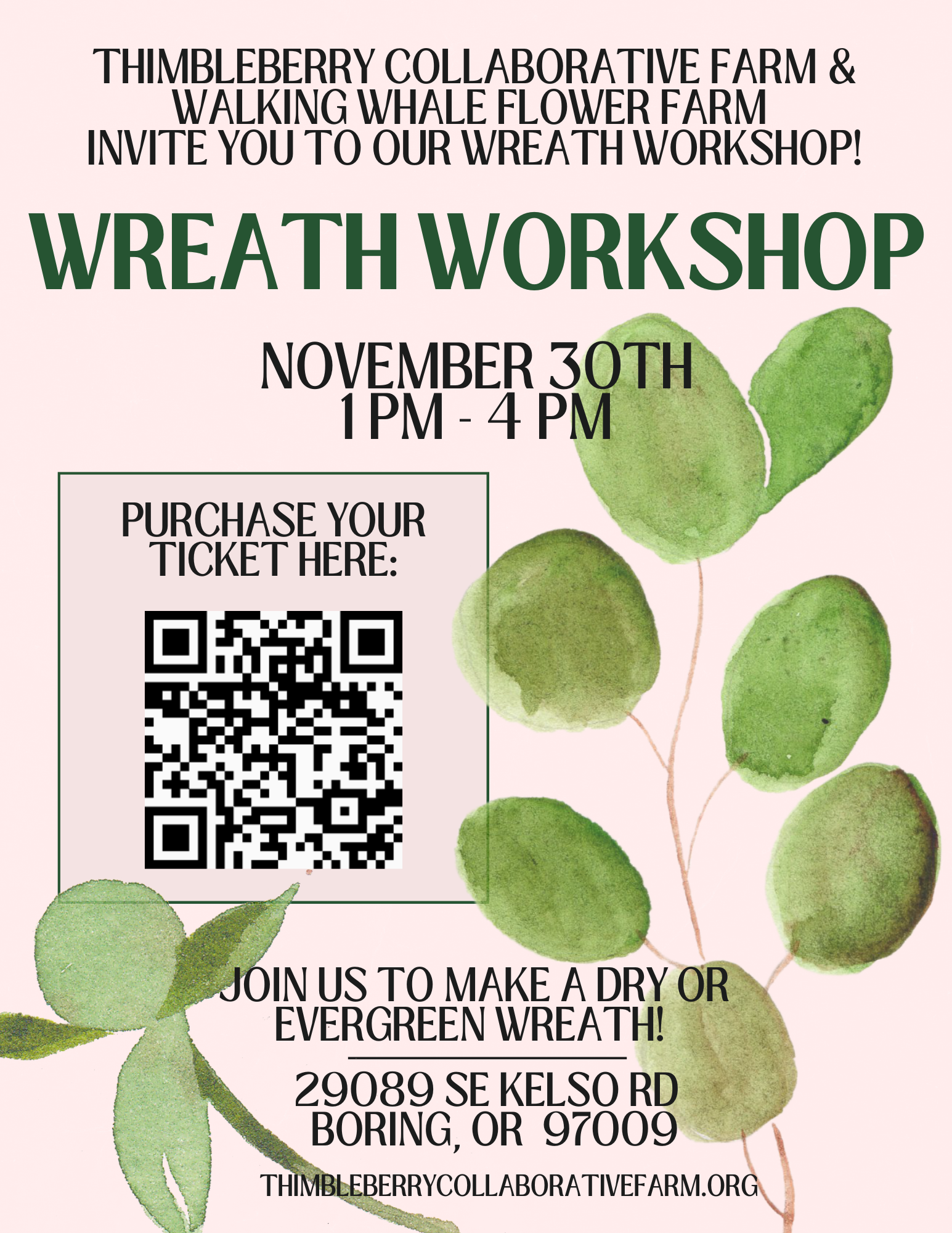 Campaign cover image for Wreath Workshop 2025