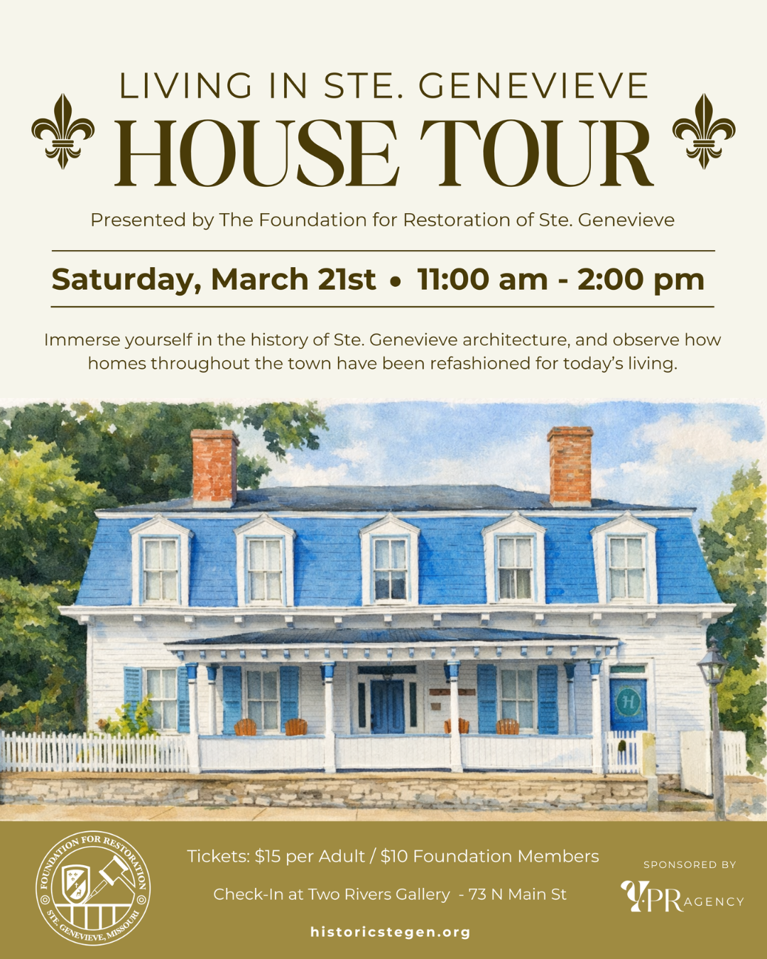 Campaign cover image for Living in Ste. Genevieve House Tour
