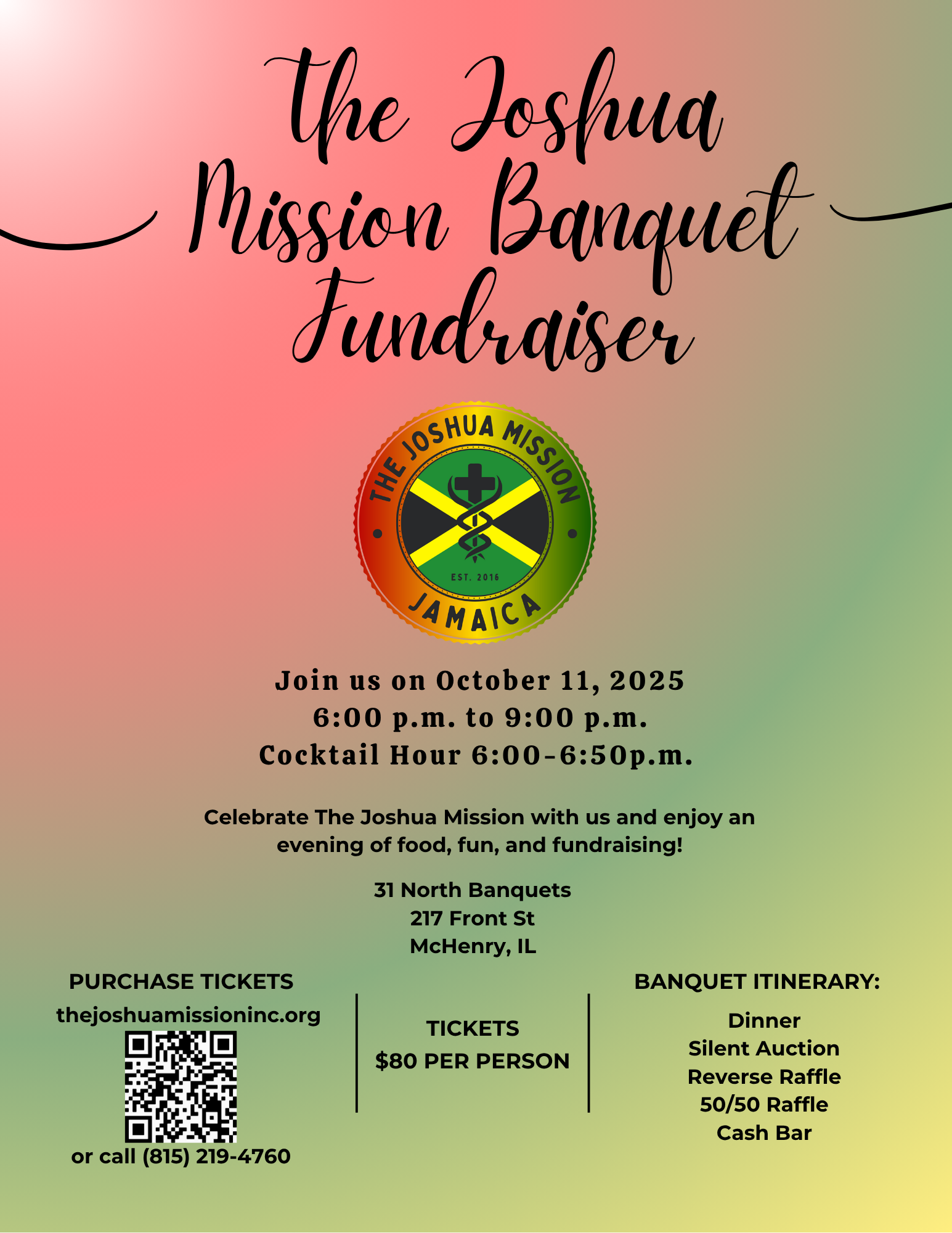 Campaign cover image for The Joshua Mission Banquet Fundraiser (2025)