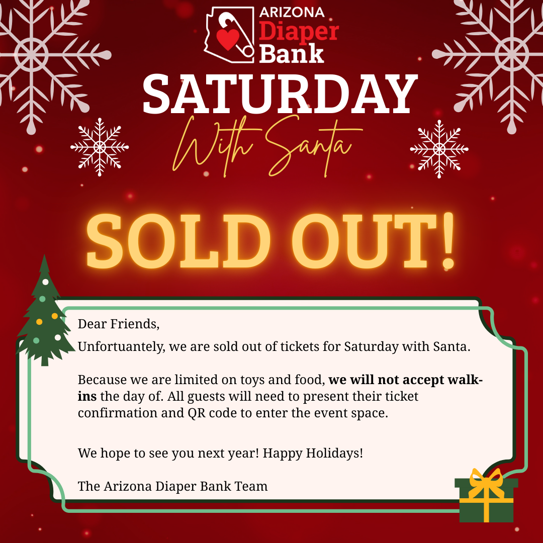 Campaign cover image for Arizona Diaper Bank's Saturday with Santa Event 2025