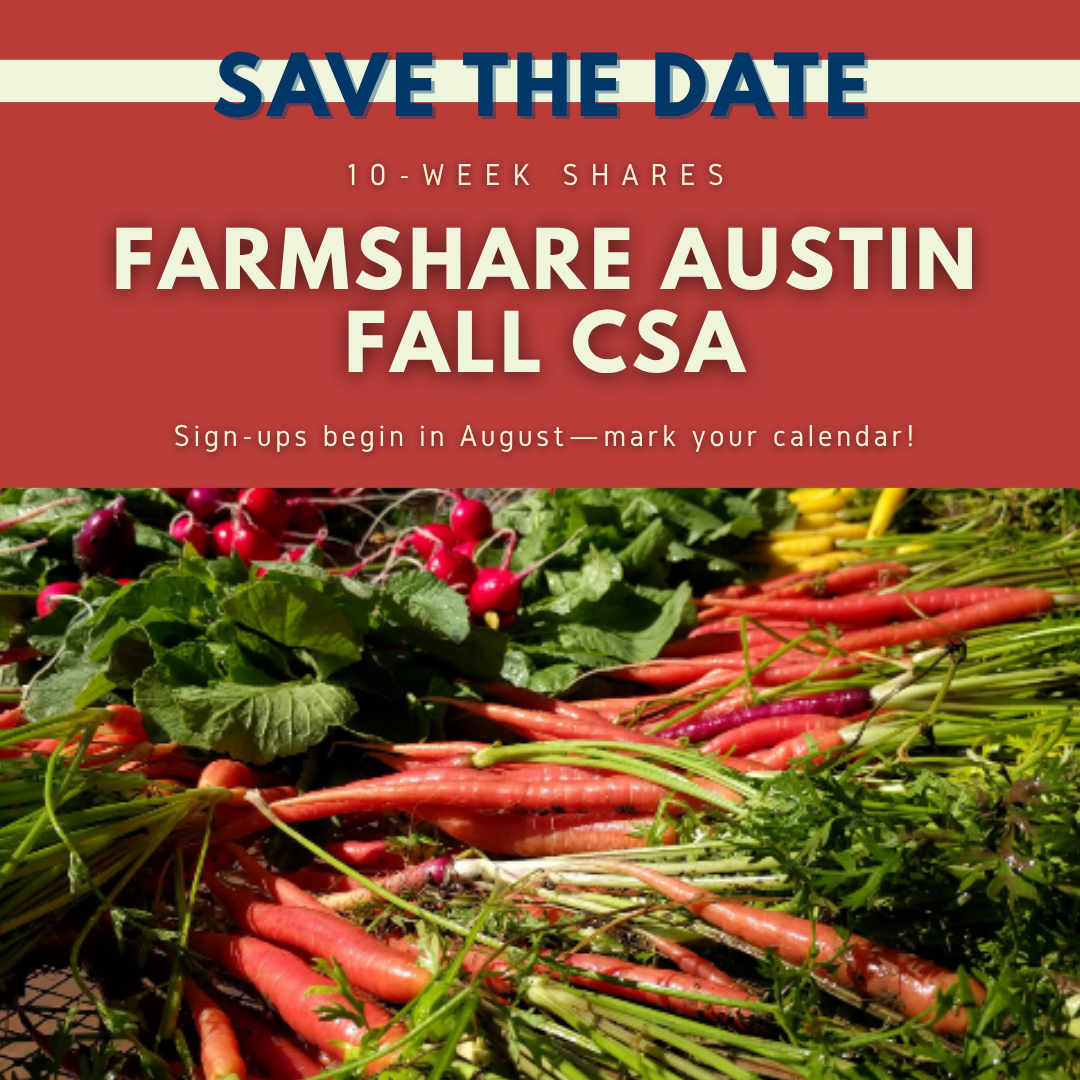 Campaign cover image for Farmshare Austin CSA