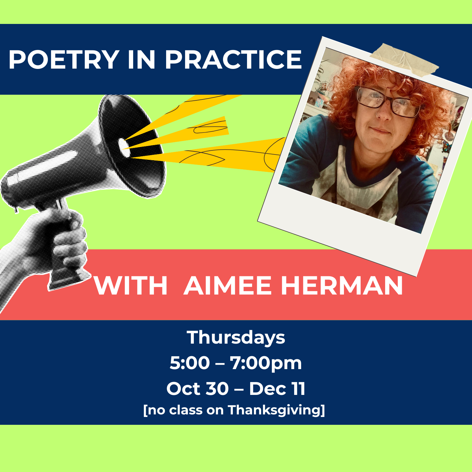 Campaign cover image for Poetry in Practice w/ Aimee Herman