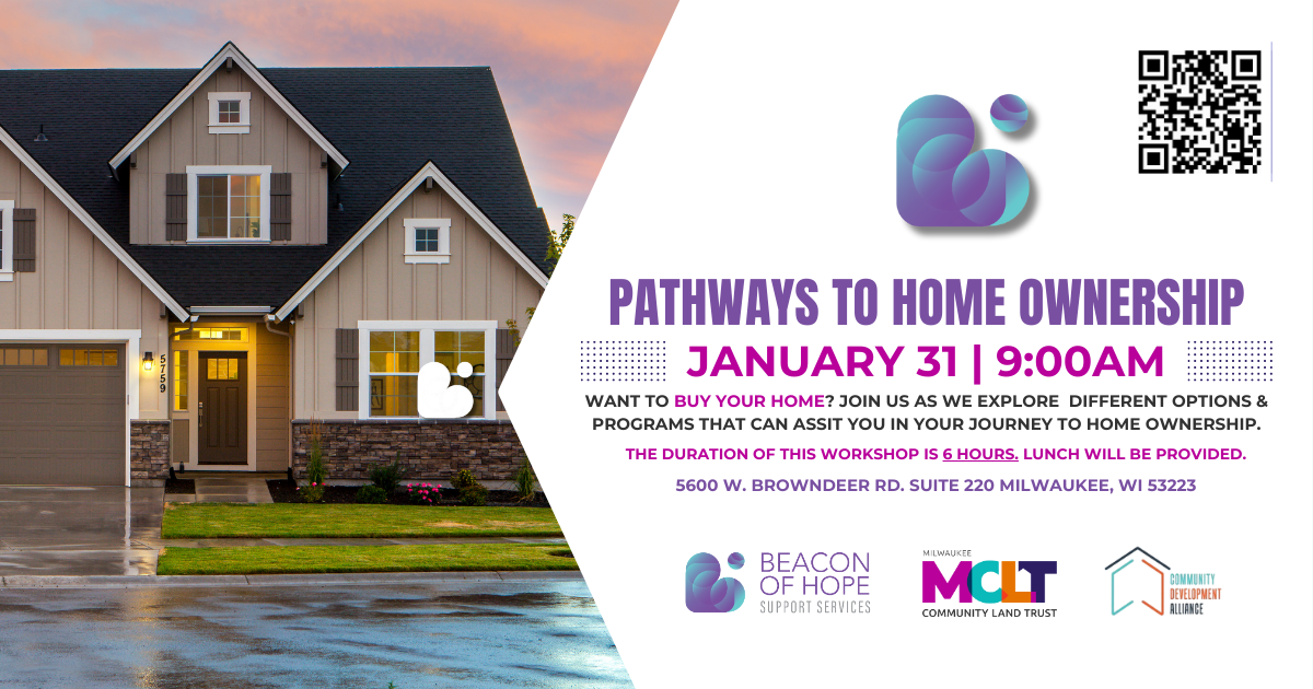 Campaign cover image for Pathway to Home Ownership with Milwaukee Community Land Trust & CDA-Community Development Alliance