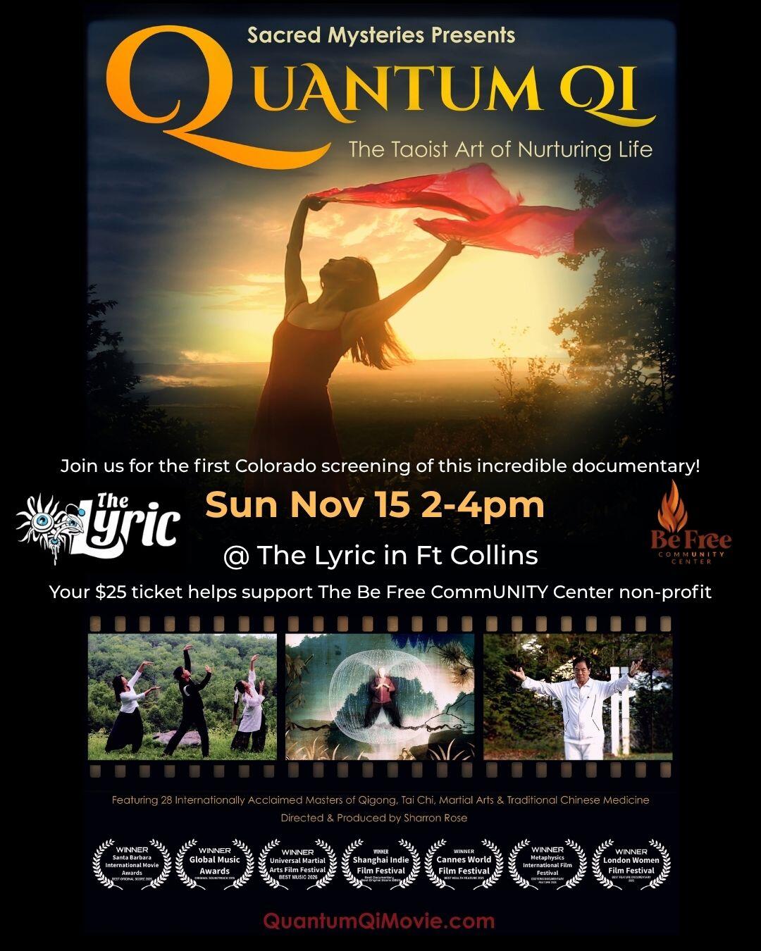 Campaign cover image for "Quantum Qi" Movie Screening @ The Lyric!