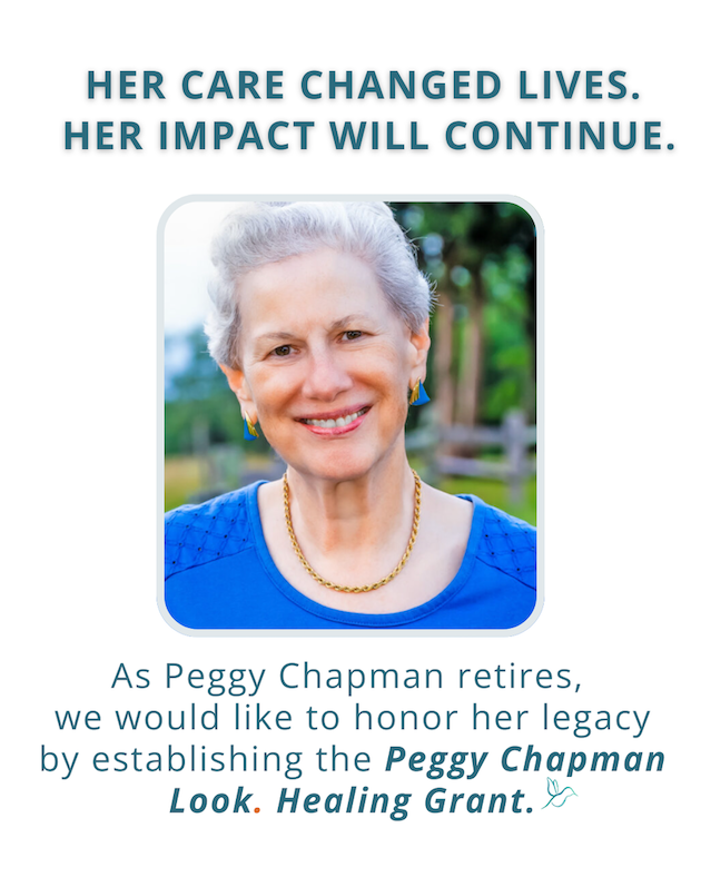 Campaign cover for Peggy Chapman Look. Healing Grant