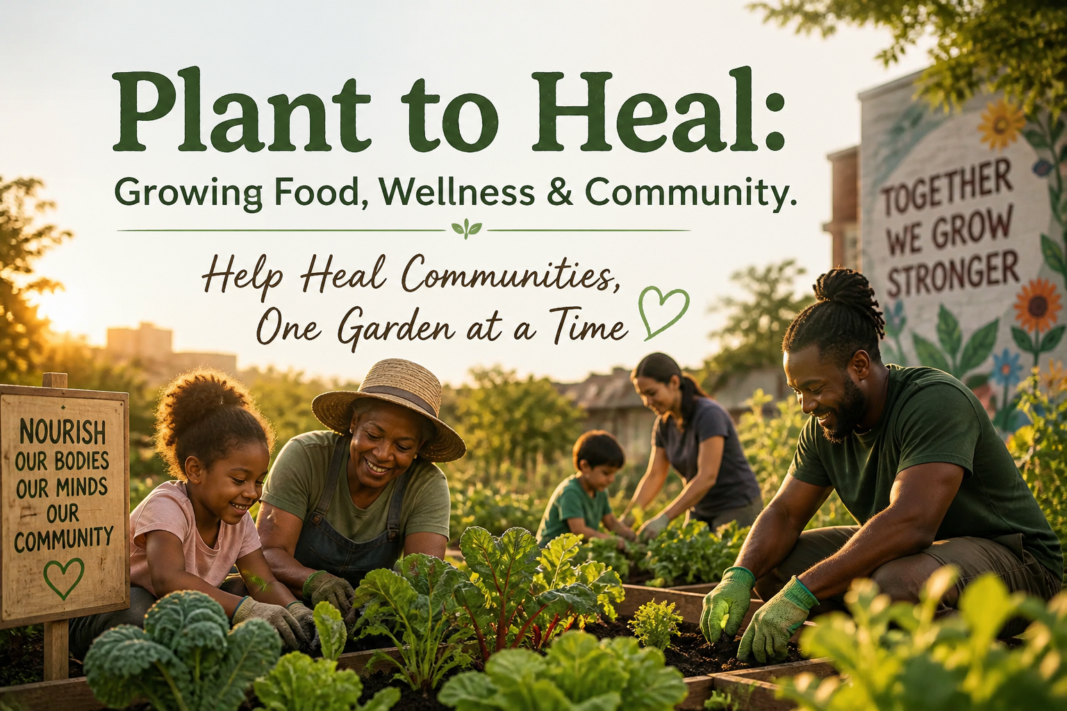 Campaign cover image for Plant to Heal: Growing Food, Wellness & Community