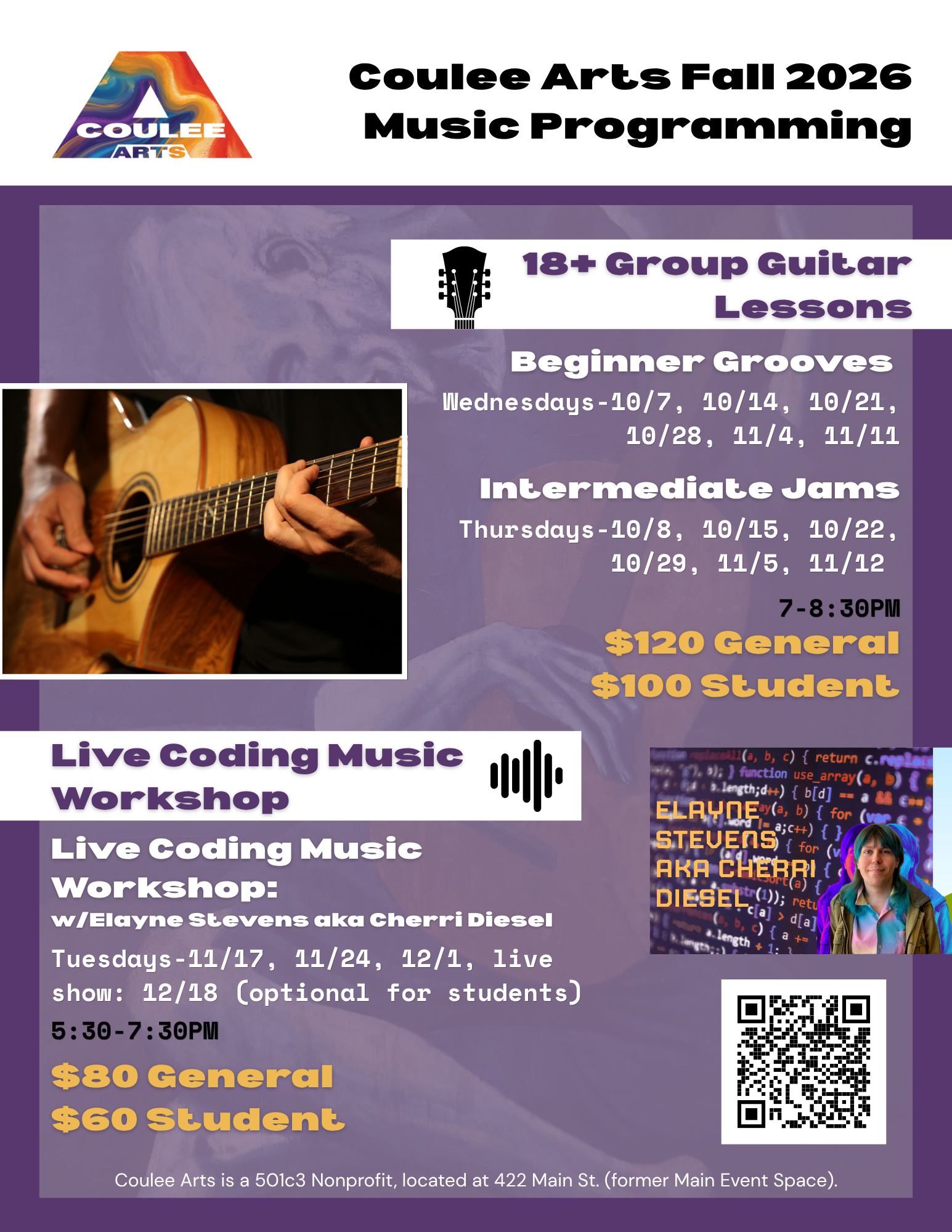 Campaign cover image for Live Coding Music Workshop Series – Fall 2026