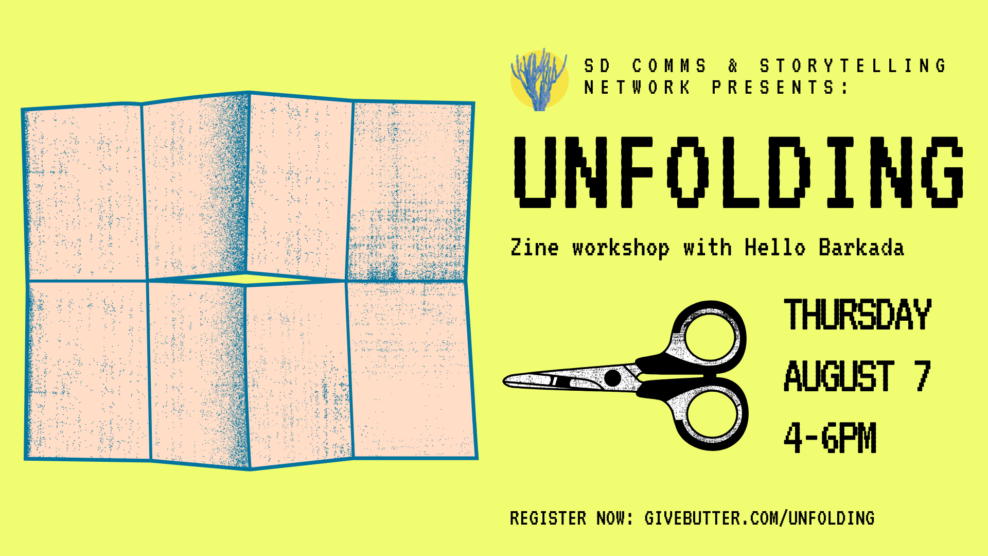 Campaign cover image for UNFOLDING: Zine Workshop