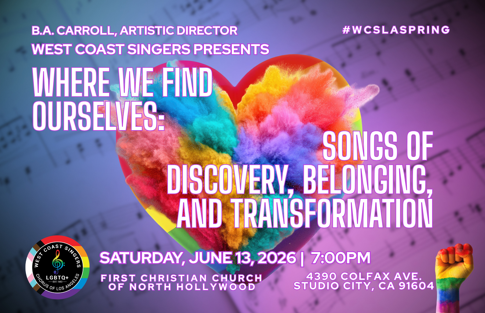 Campaign cover image for Where We Find Ourselves: Songs of Discovery, Belonging, & Transformation