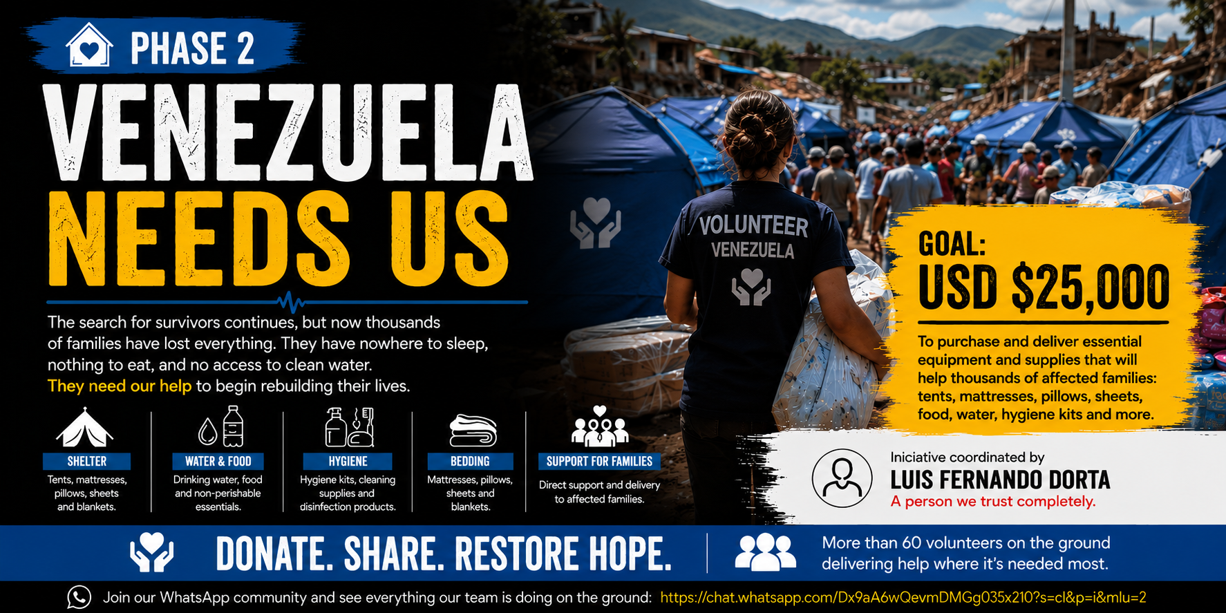 Campaign cover image for Venezuelan Earthquake Relief Fund