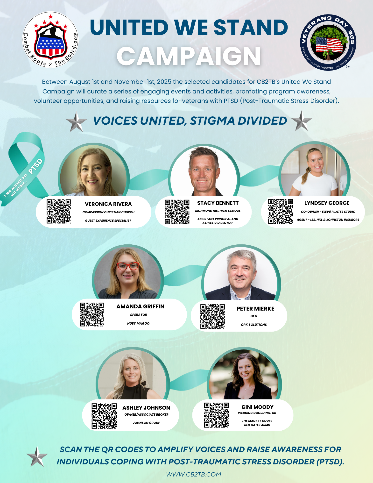 Campaign cover image for CB2TB "United We Stand" Campaign 2025