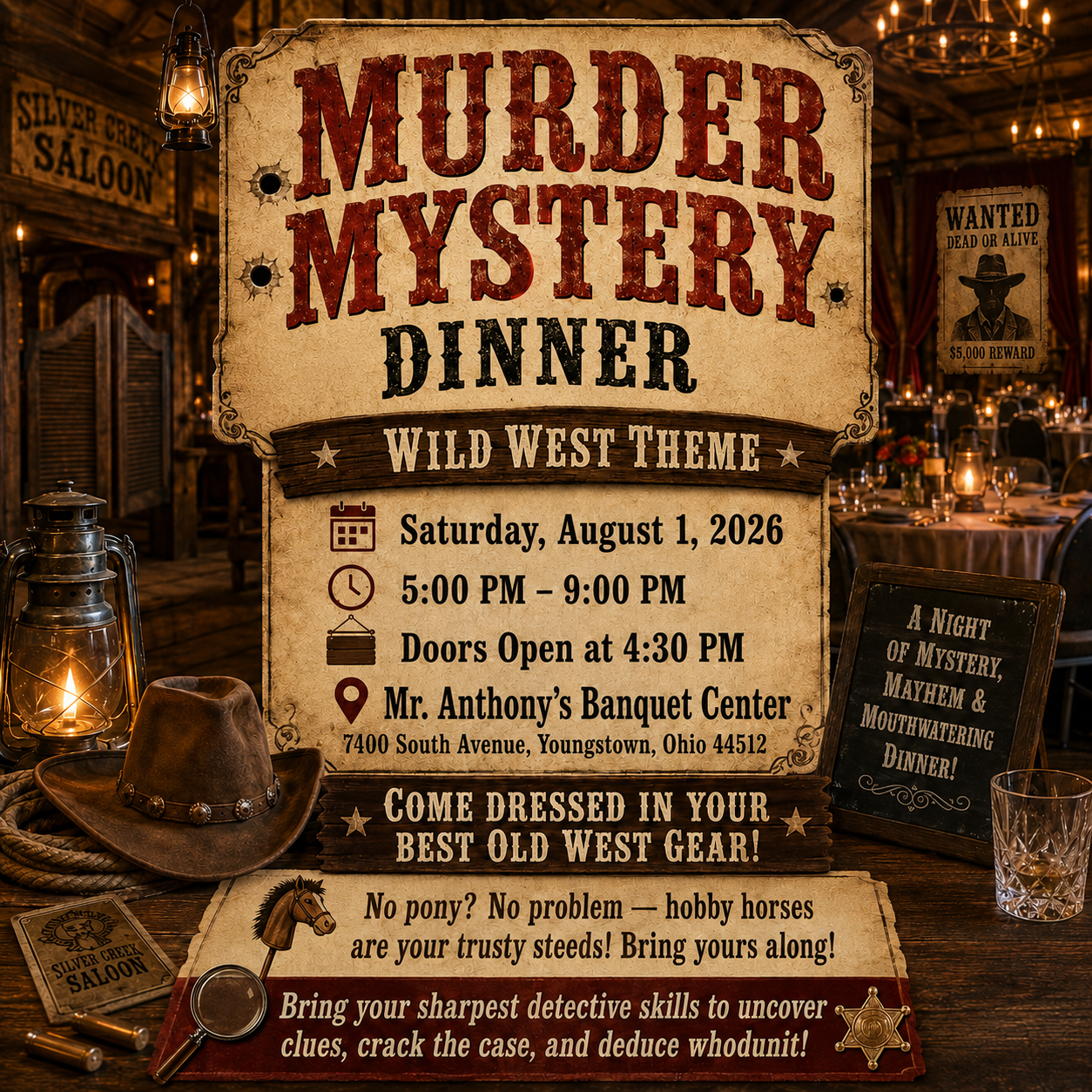 Campaign cover image for Murder Mystery Dinner