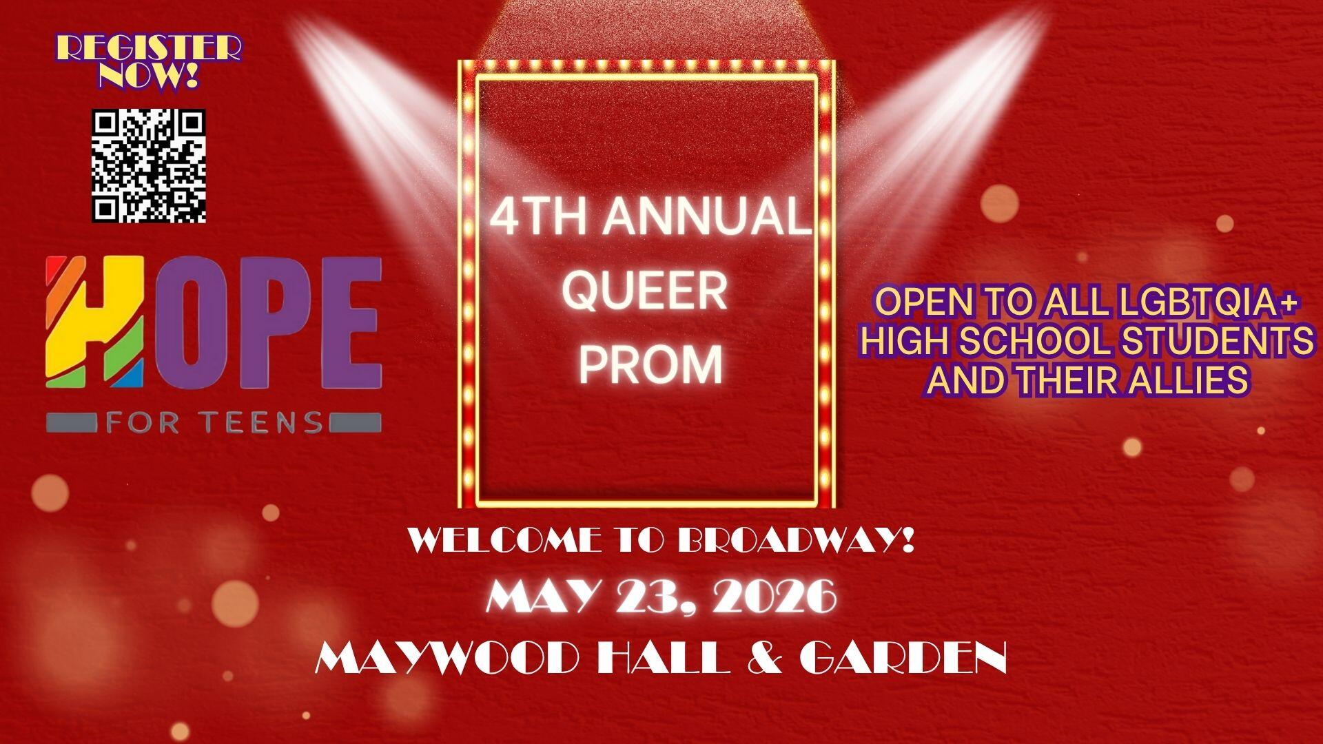 Campaign cover image for Hope for Teens Queer Prom 2026