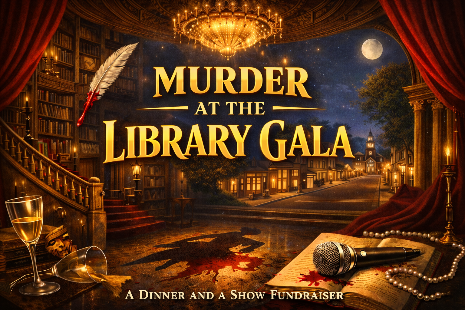 Campaign cover image for Murder at the Library Mystery Gala