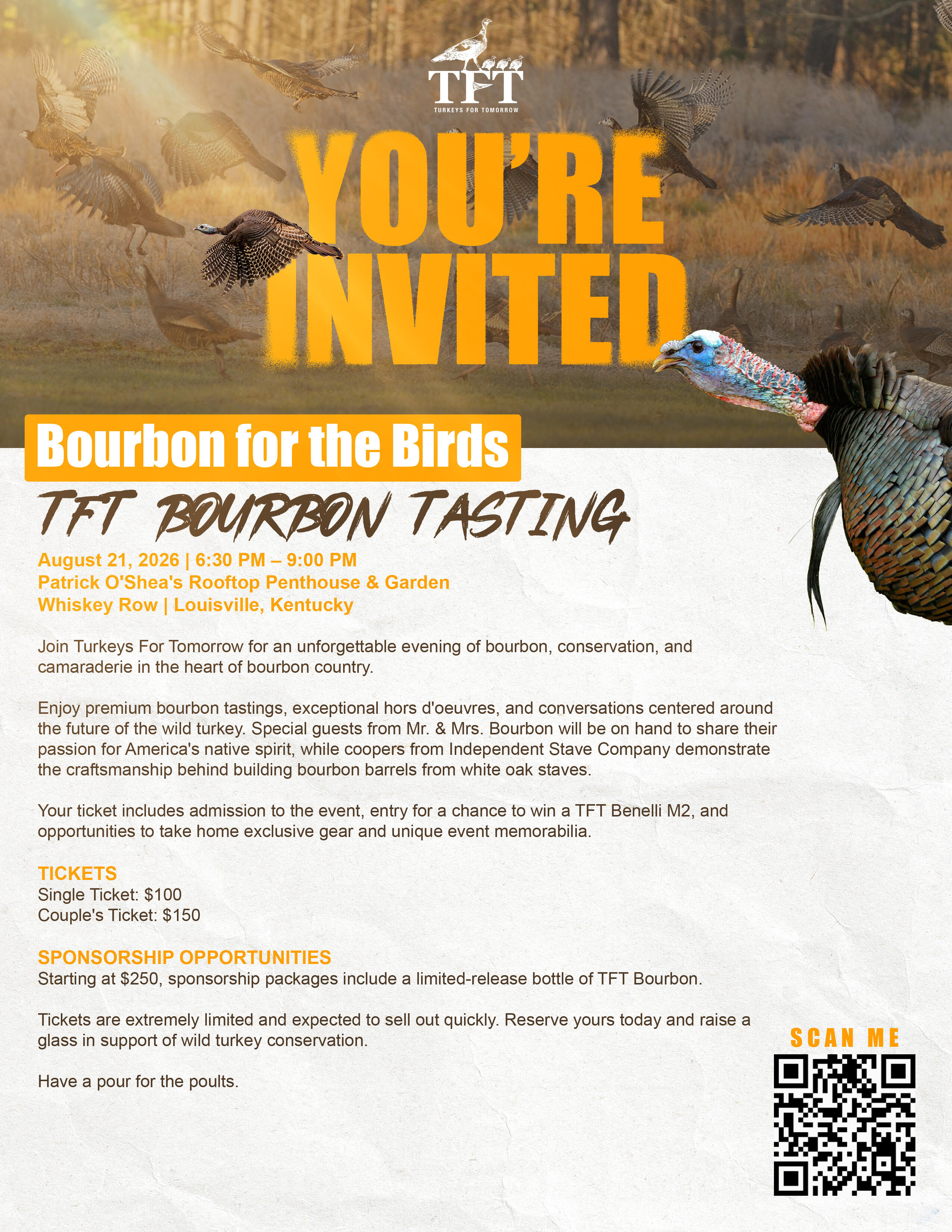 Campaign cover image for 8/21/26 | TFT Bourbon Tasting on Whiskey Row
