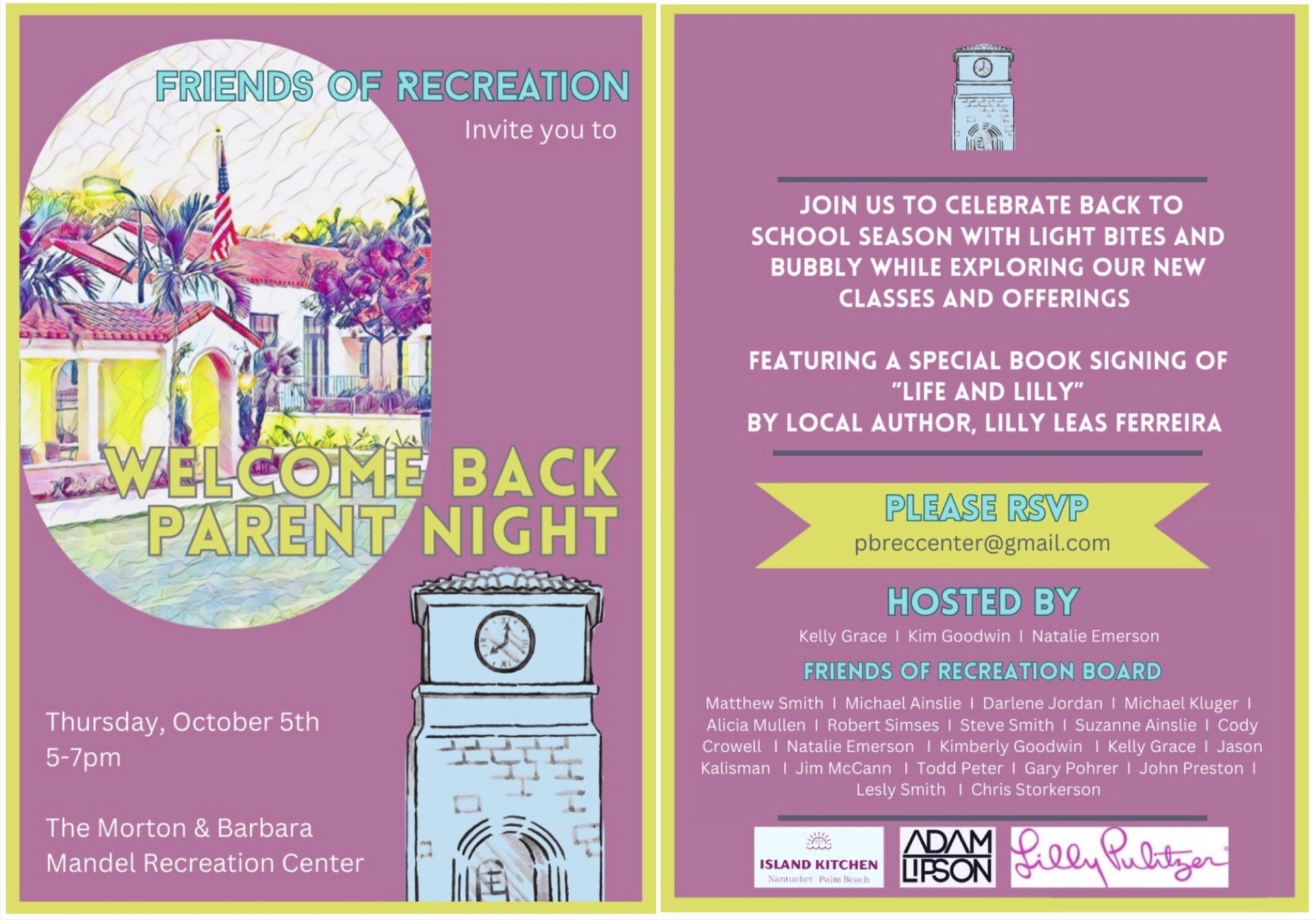 Campaign cover image for Welcome Back Parents Night!