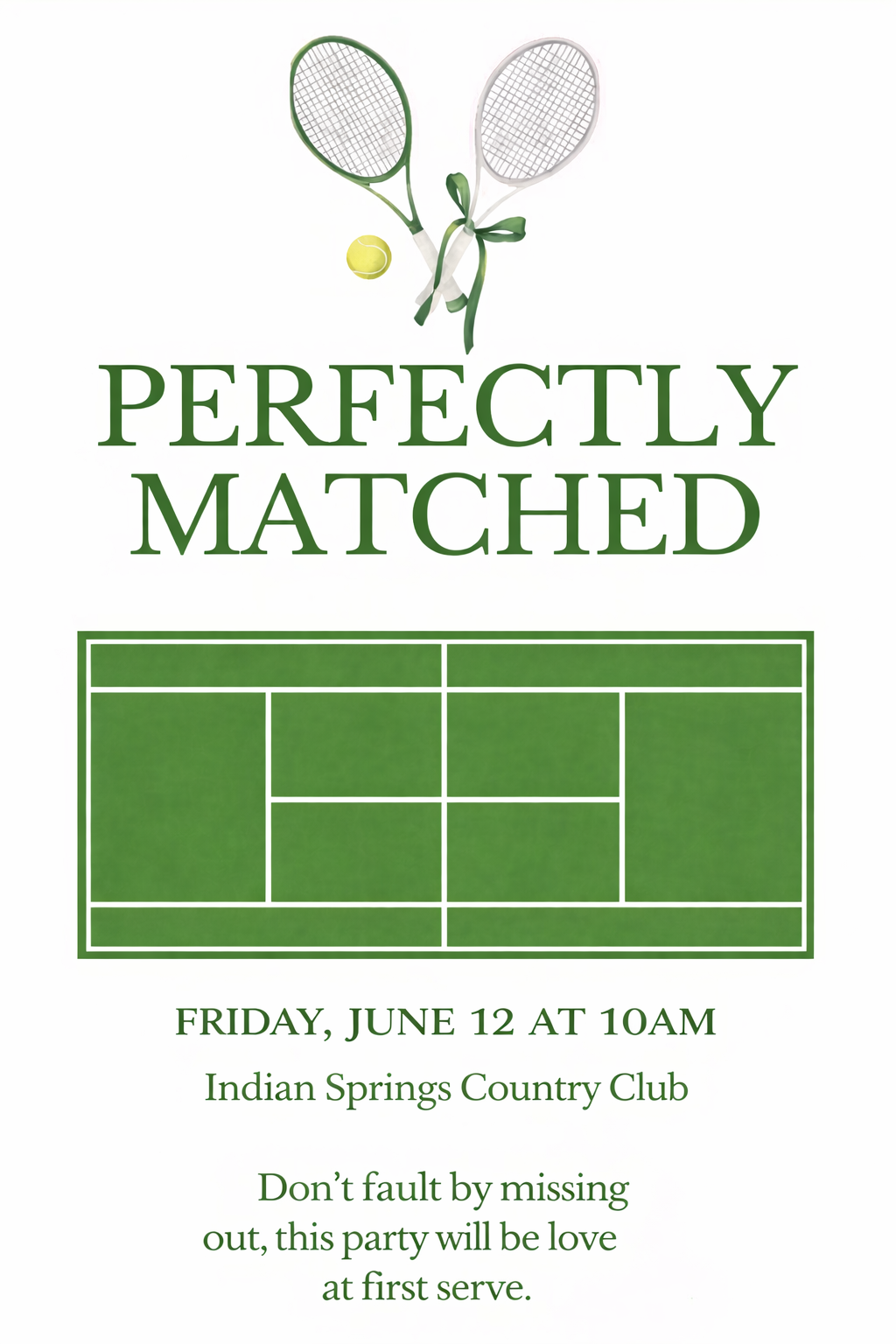 Campaign cover image for Perfectly Matched Tennis
