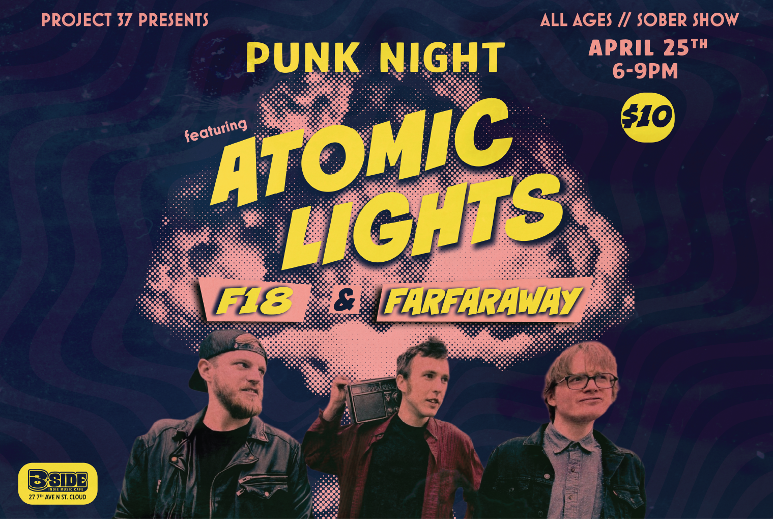 Campaign cover image for PUNK NIGHT // Atomic Lights // F18 // FarFarAway