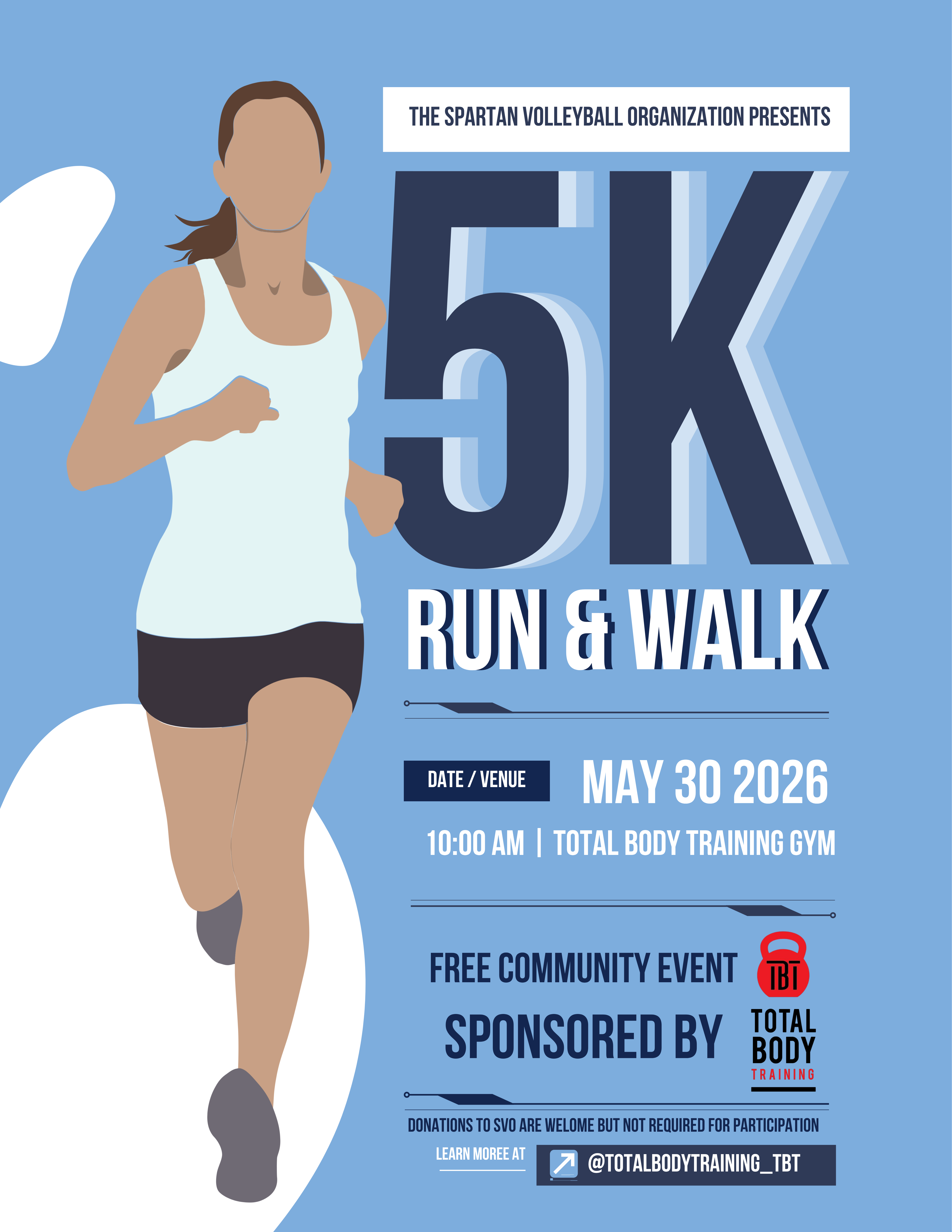 Campaign cover image for 2026 5K Fun Run/Walk -  Fundraiser for SVO