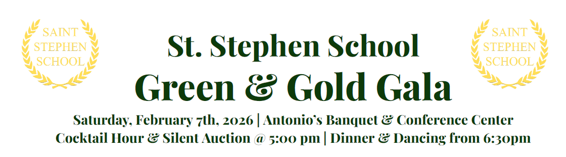 Campaign cover image for 2026 St. Stephen School's Green & Gold Gala