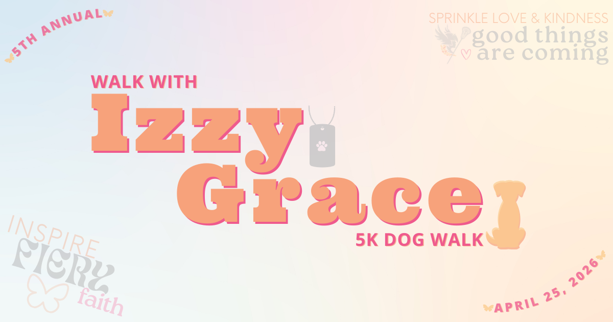 Campaign cover image for Walk With Izzy Grace 5k Dog Walk