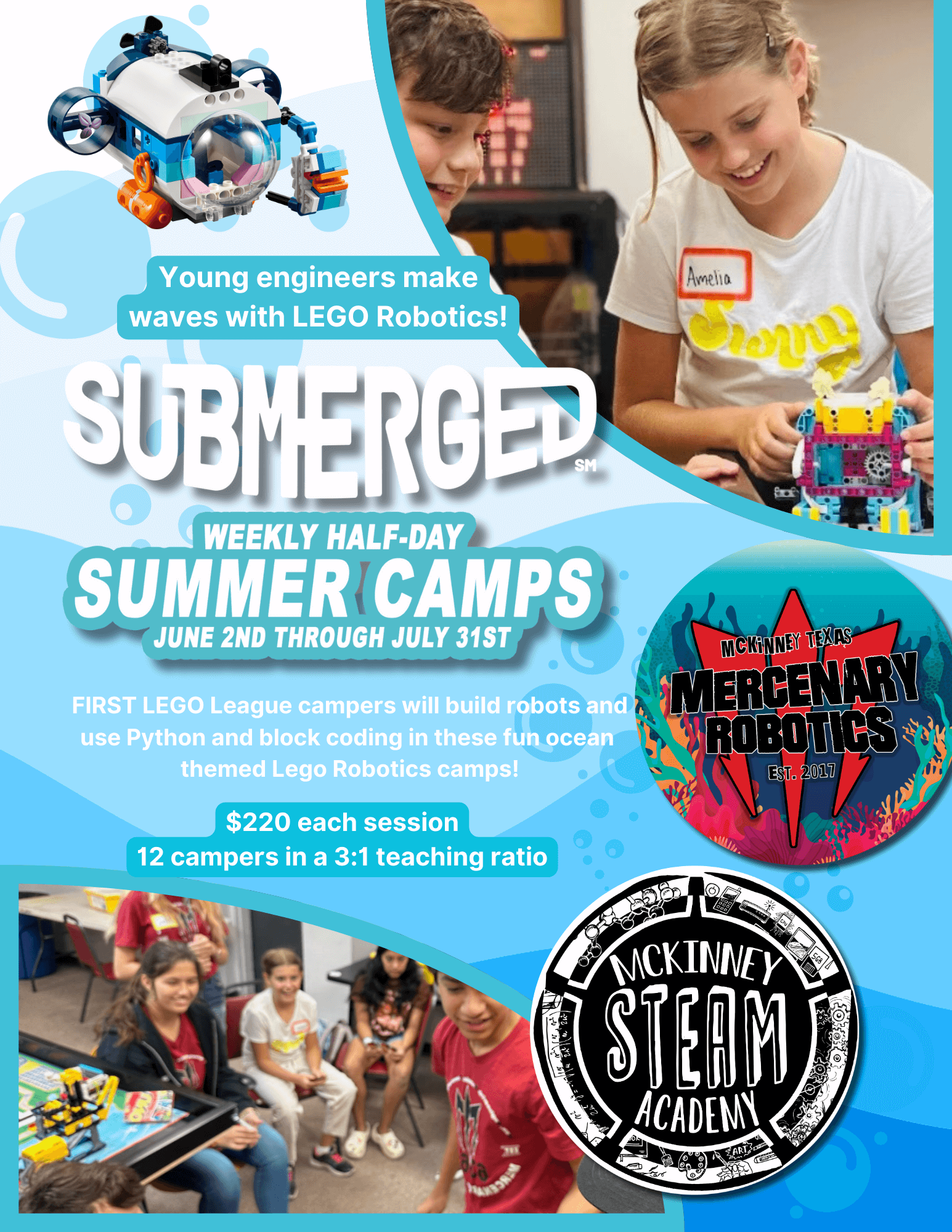 Campaign cover image for June 9th - 12th | 9:00 AM - 12 NOON | Coral Code Quest 101 Week 2