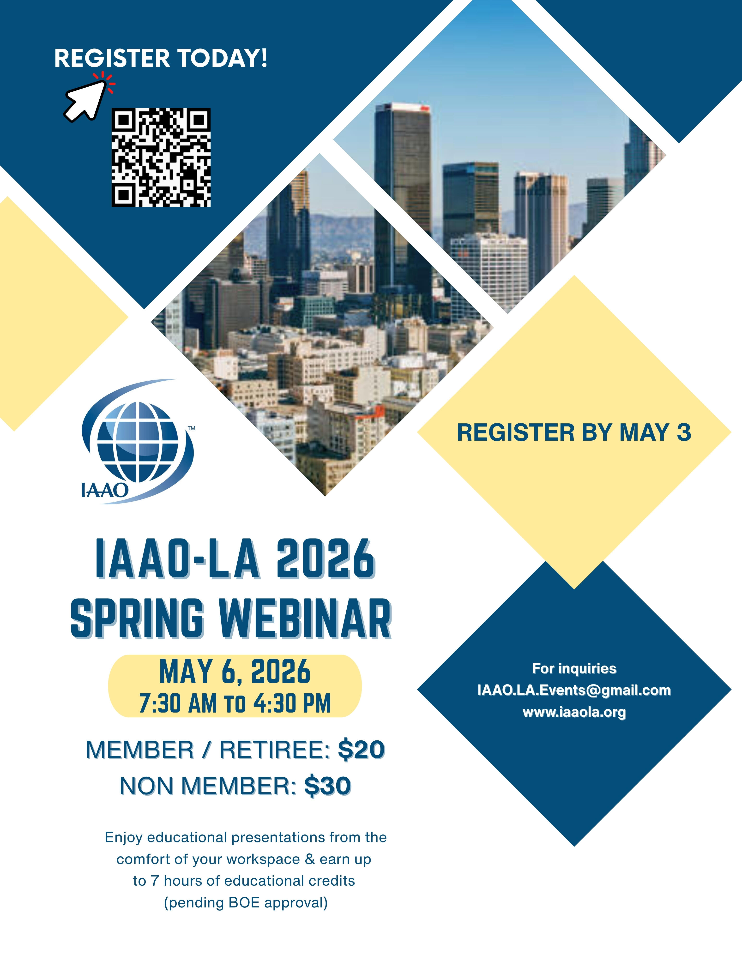 Campaign cover image for IAAO-LA 2026 Virtual Spring Seminar
