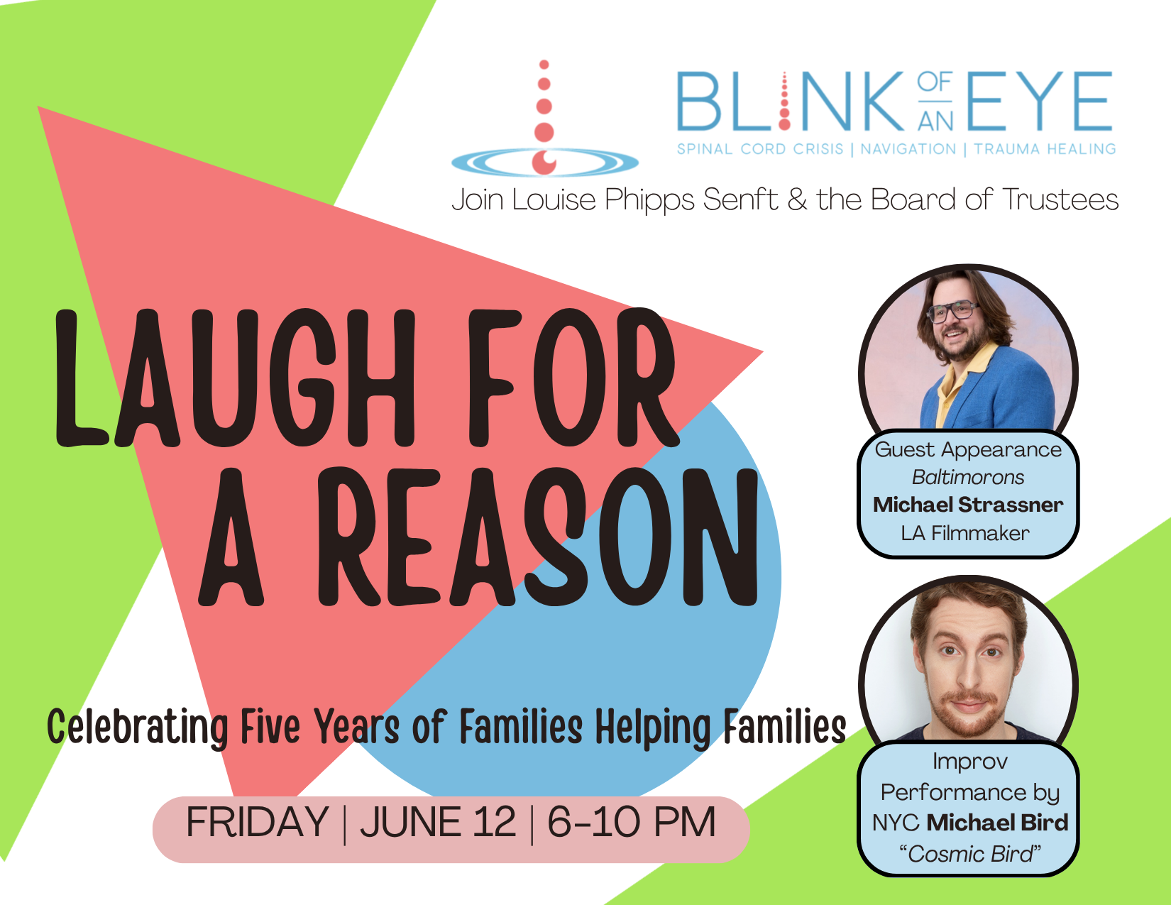 Campaign cover image for LAUGH FOR A REASON with Improv Entertainer Michael Bird