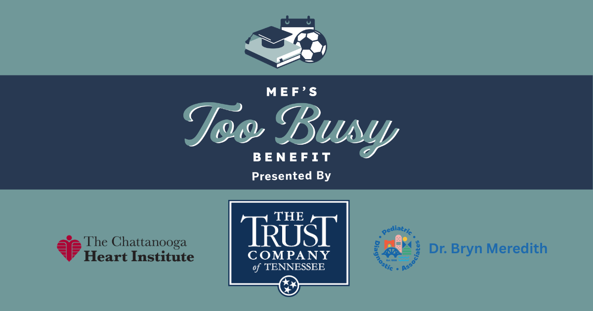 Campaign cover image for MEF's Too Busy Benefit