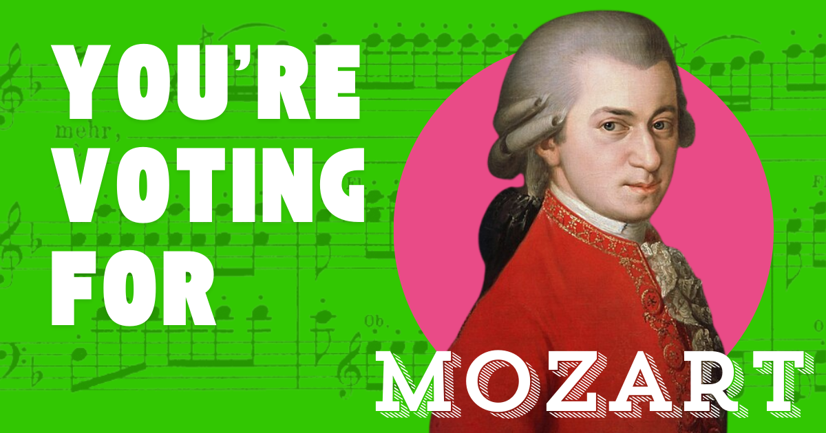 Campaign cover image for Vote for Mozart!