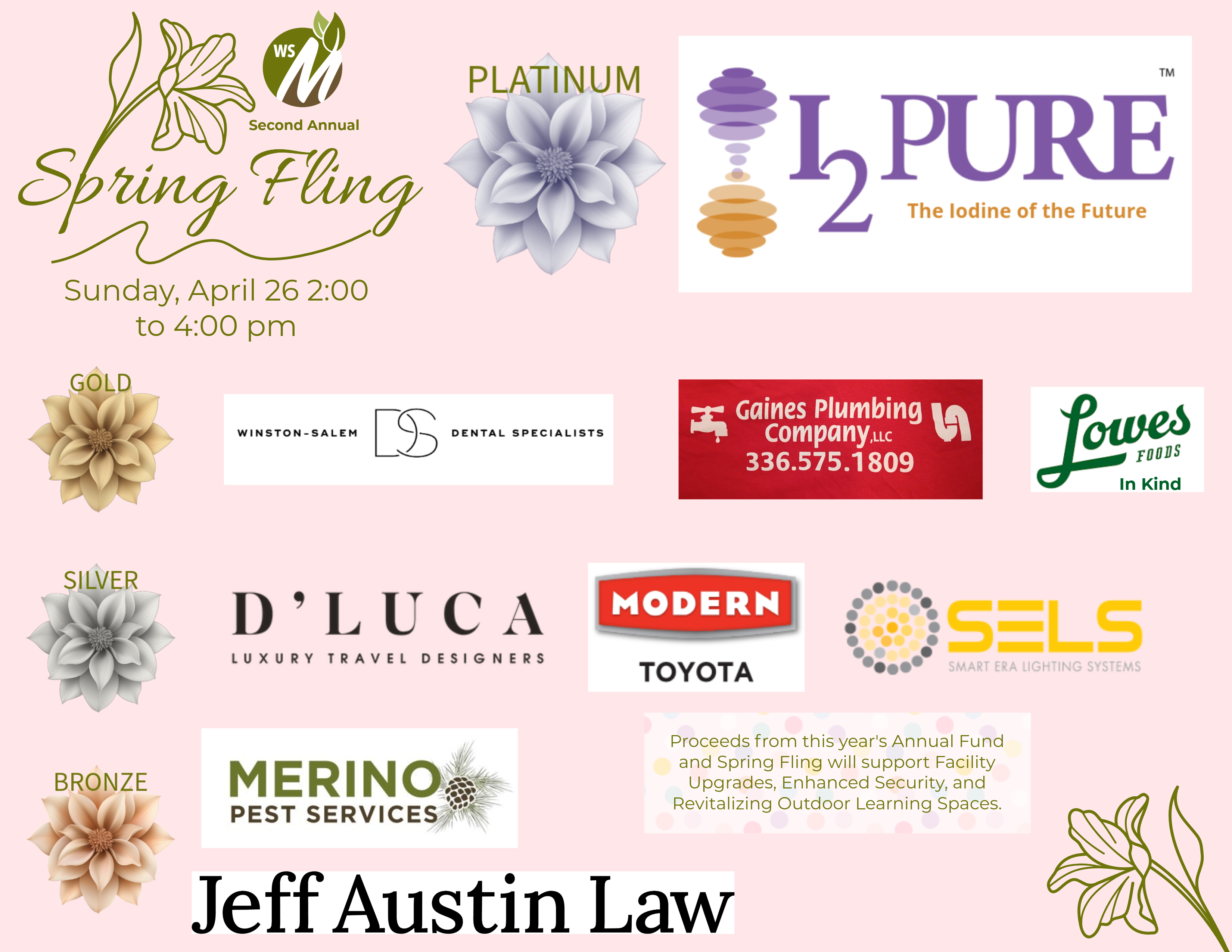 Campaign cover image for 2nd Annual Spring Fling Fundraiser