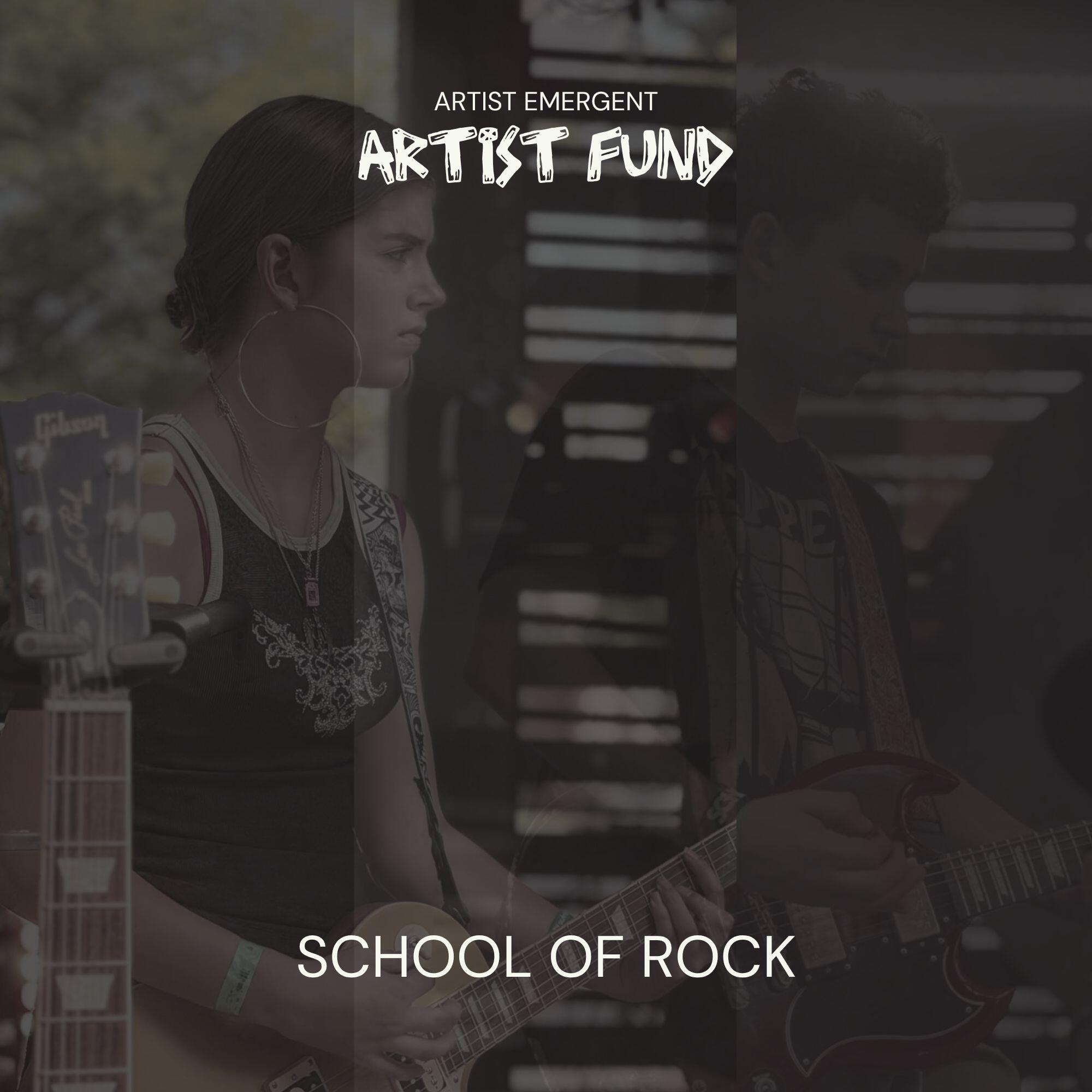 Campaign cover image for Emerging Artist Fund: School of Rock