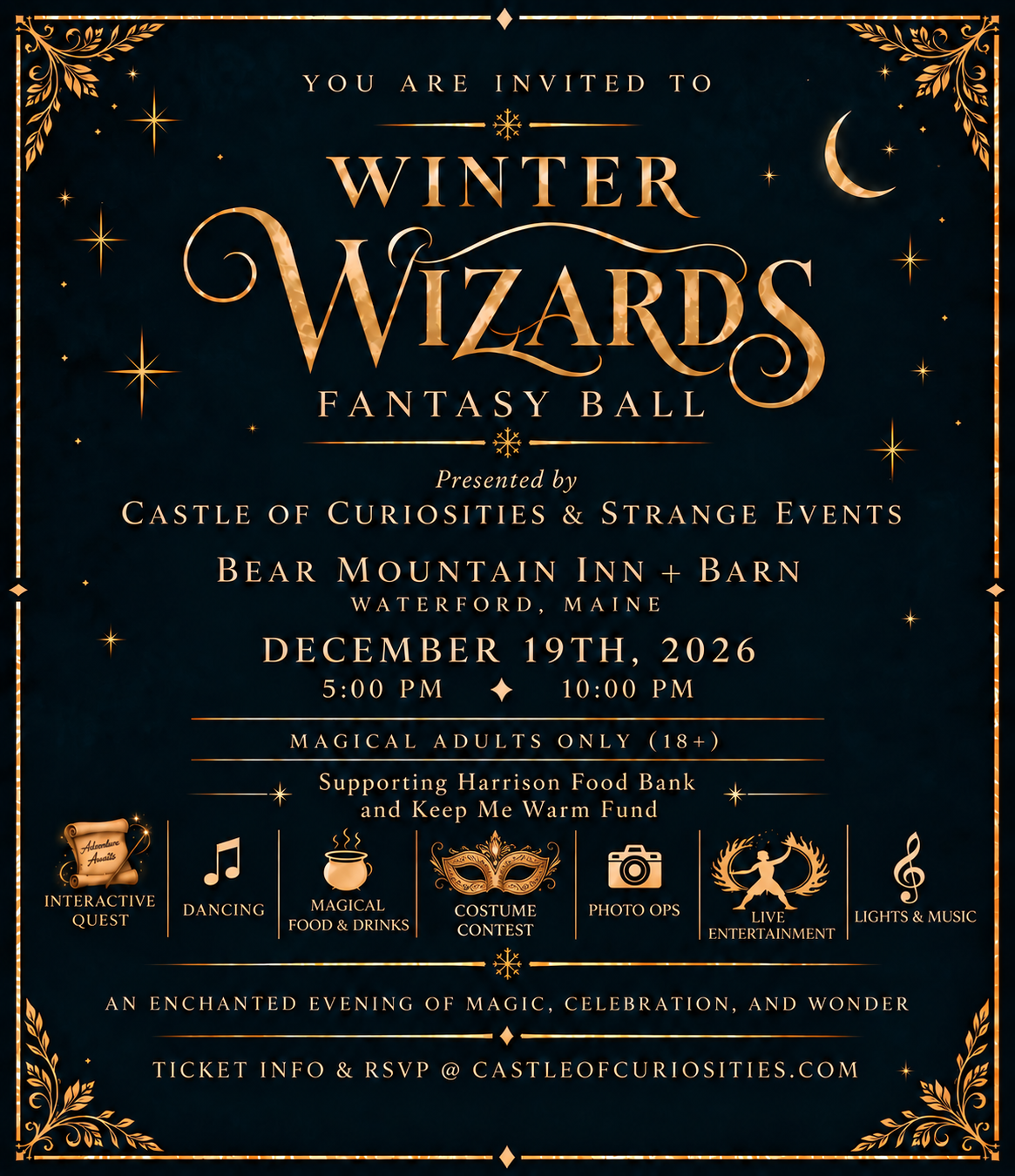 Campaign cover image for Winter Wizards Fantasy Ball