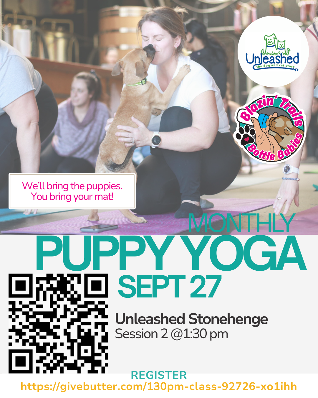 Campaign cover image for 1:30pm 9/27/26 class Unleashed (Stonehenge)