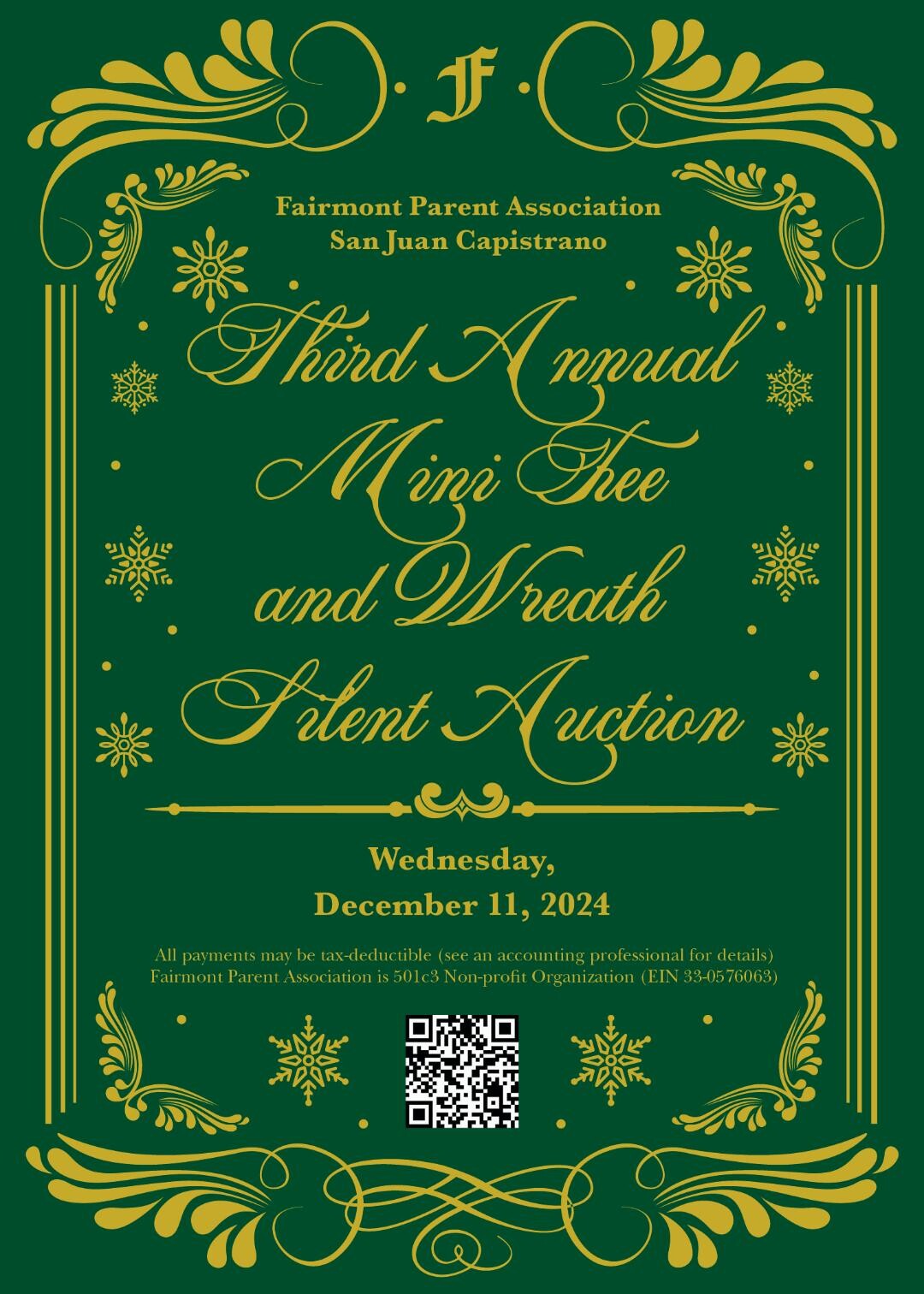 Campaign cover image for 2024-2025 Mini-Tree & Wreath Silent Auction