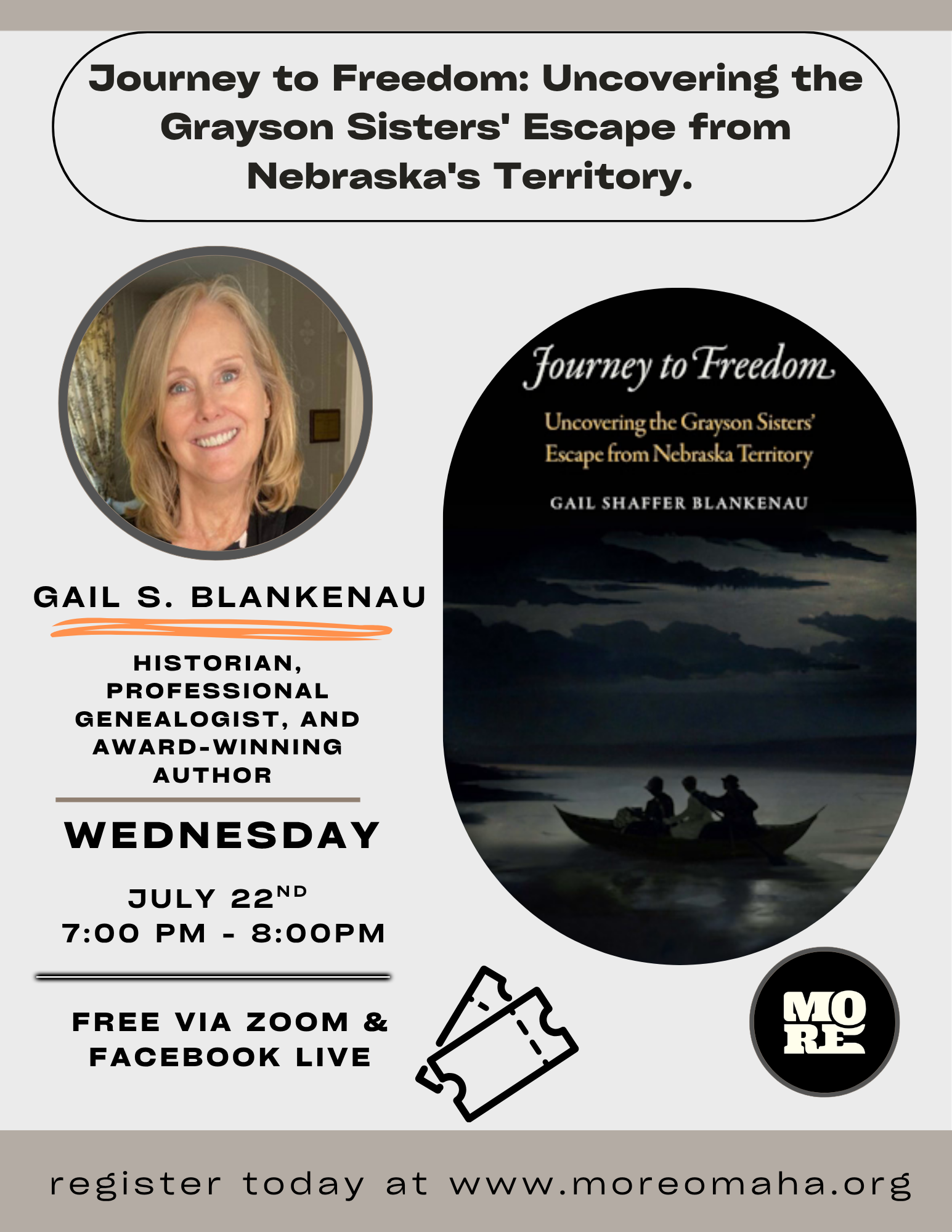 Campaign cover image for Journey to Freedom: Uncovering the Grayson Sisters' Escape from Nebraska's Territory.