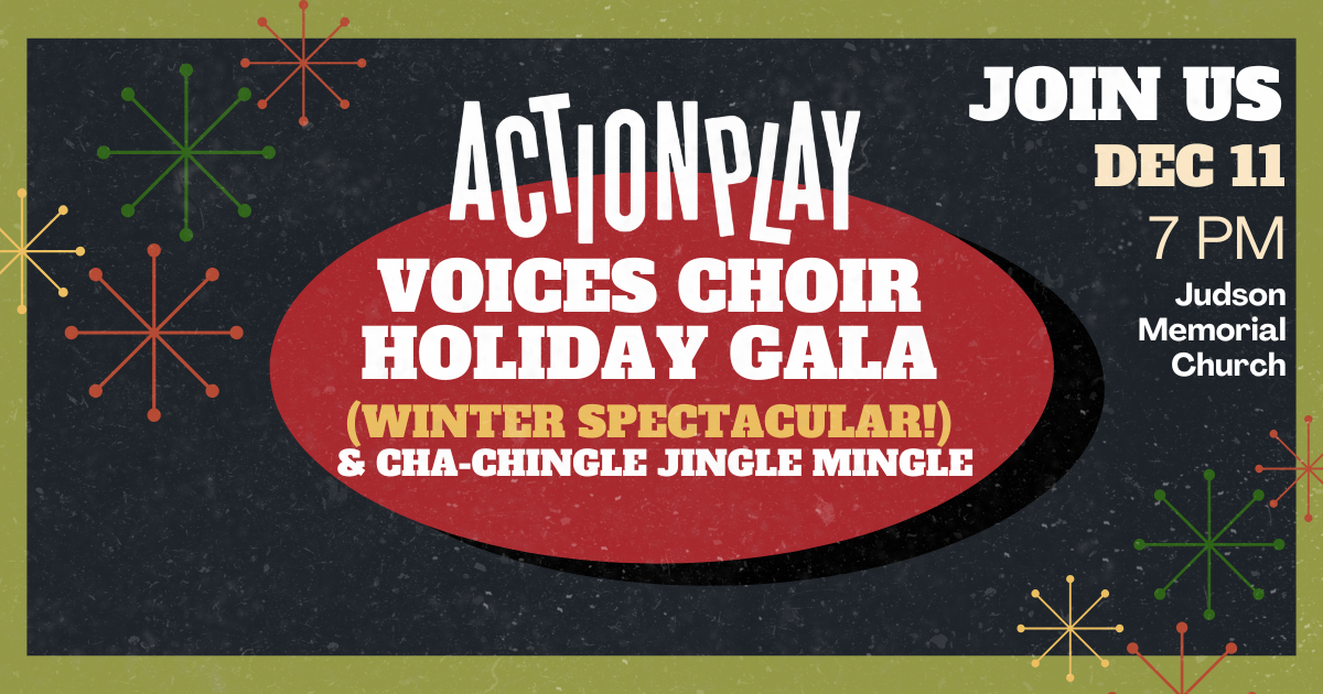 Campaign cover image for The Actionplay Voices Choir Holiday Gala (Winter Spectacular!) & Cha-Chingle Jingle Mingle