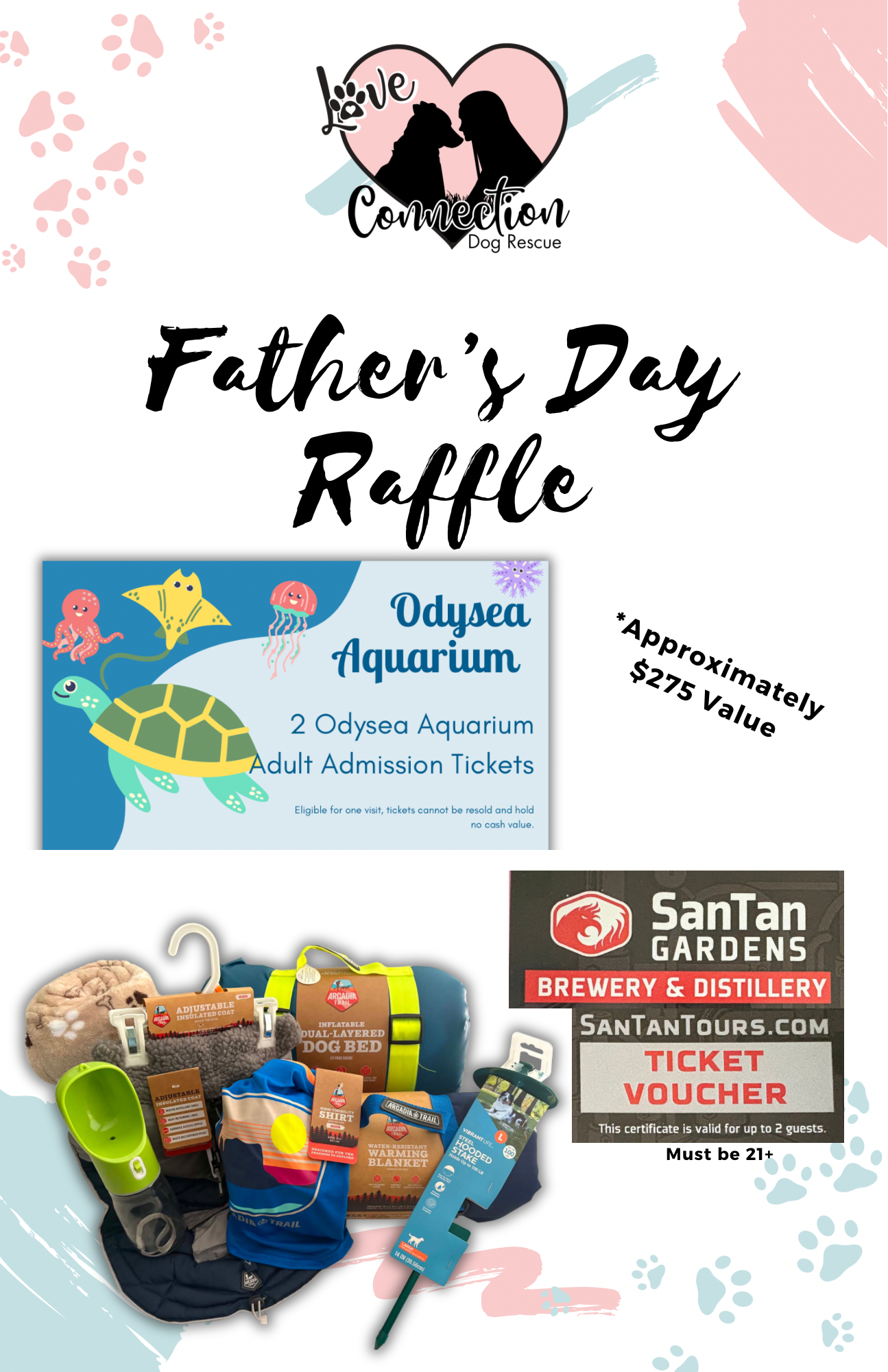 Father's Day Raffle Sign Father’s Day Raffle