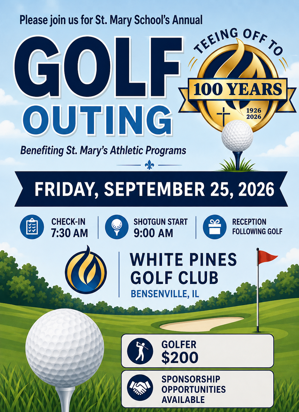 Campaign cover image for 2026 St. Mary School Golf Outing