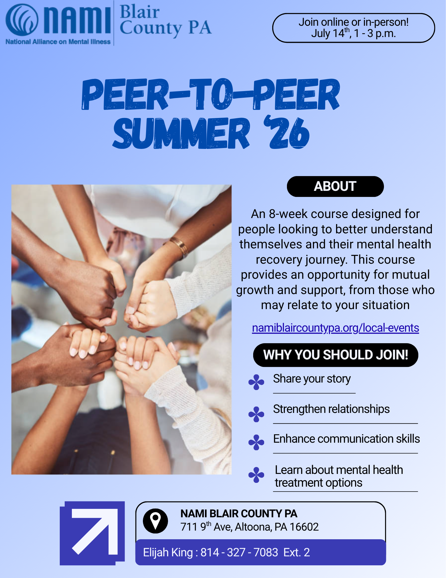 Campaign cover image for NAMI Peer-to-Peer Summer '26