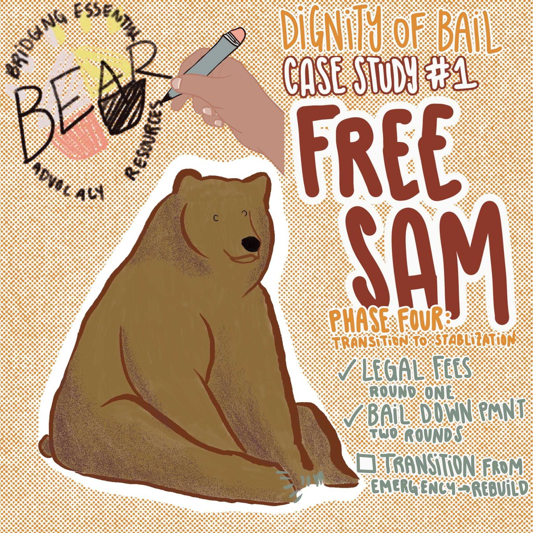 Campaign cover image for BEAR Dignity of Bail: FREE SAM