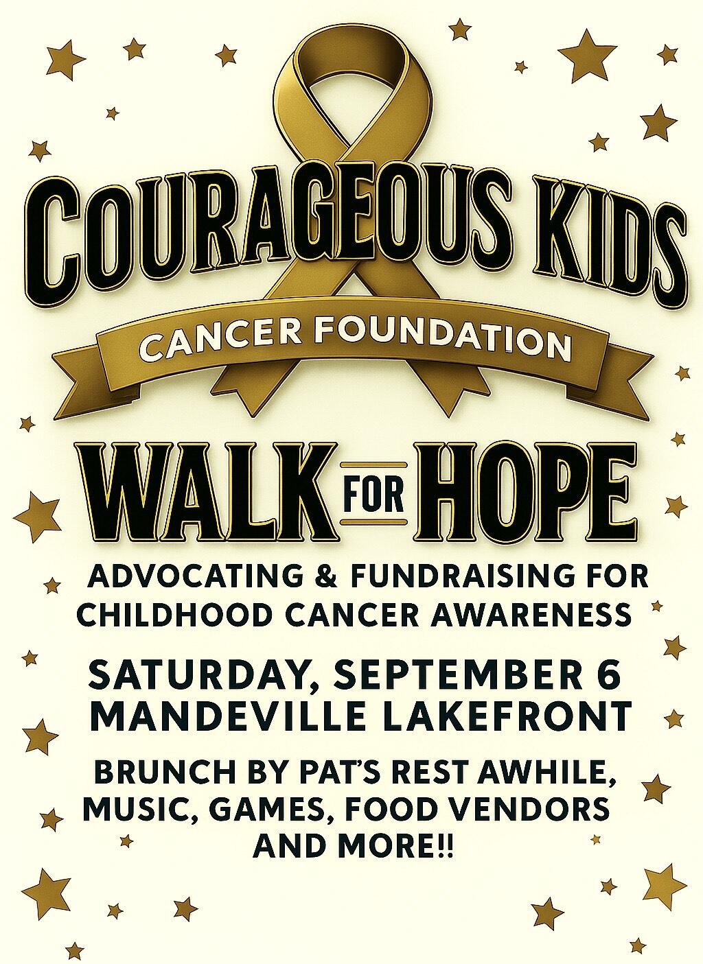 Campaign cover image for 2025 Courageous Kids Walk For Hope