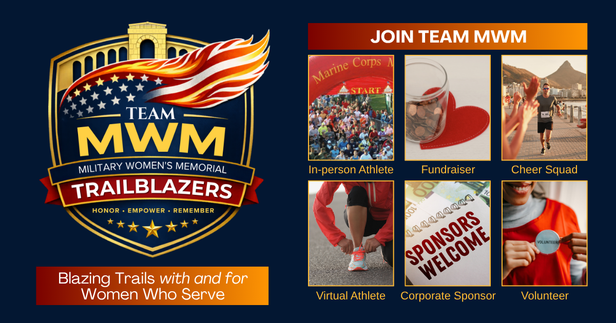Campaign cover image for Team Military Women's Memorial (MWM) Trailblazers - 2026 Marine Corps Marathon Weekend