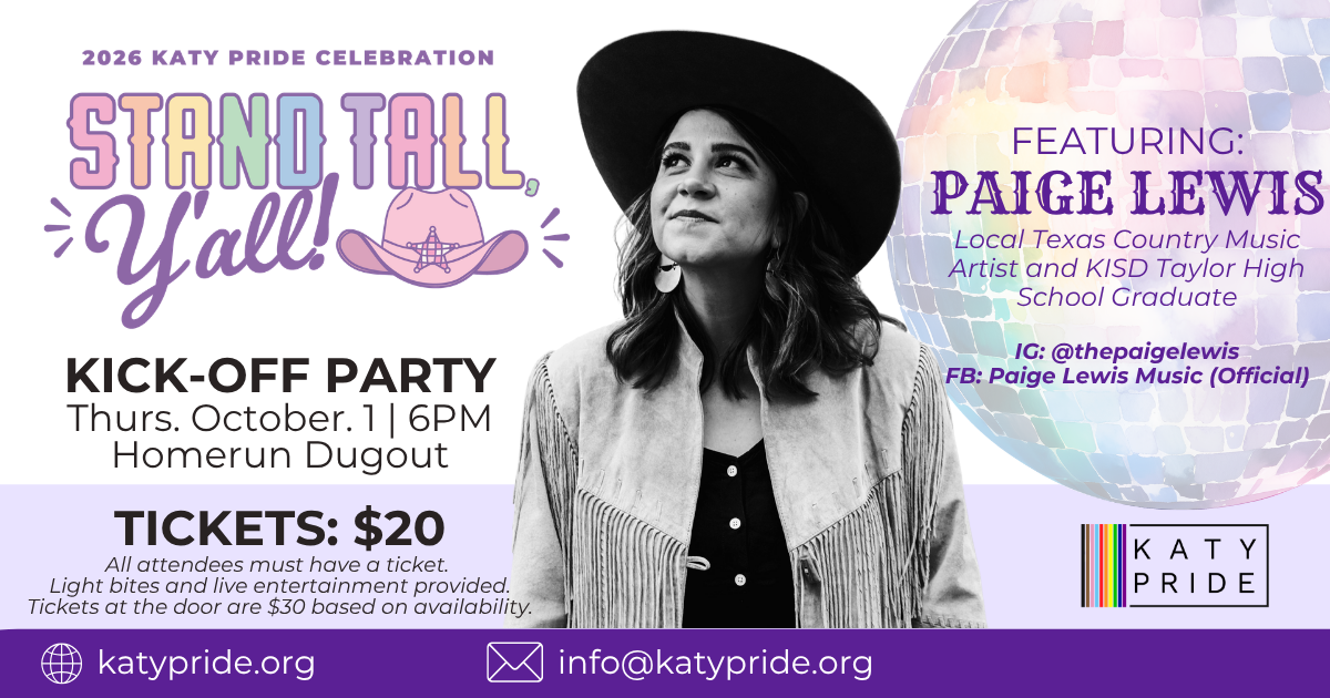 Campaign cover image for Katy Pride Kick-Off Party 2026