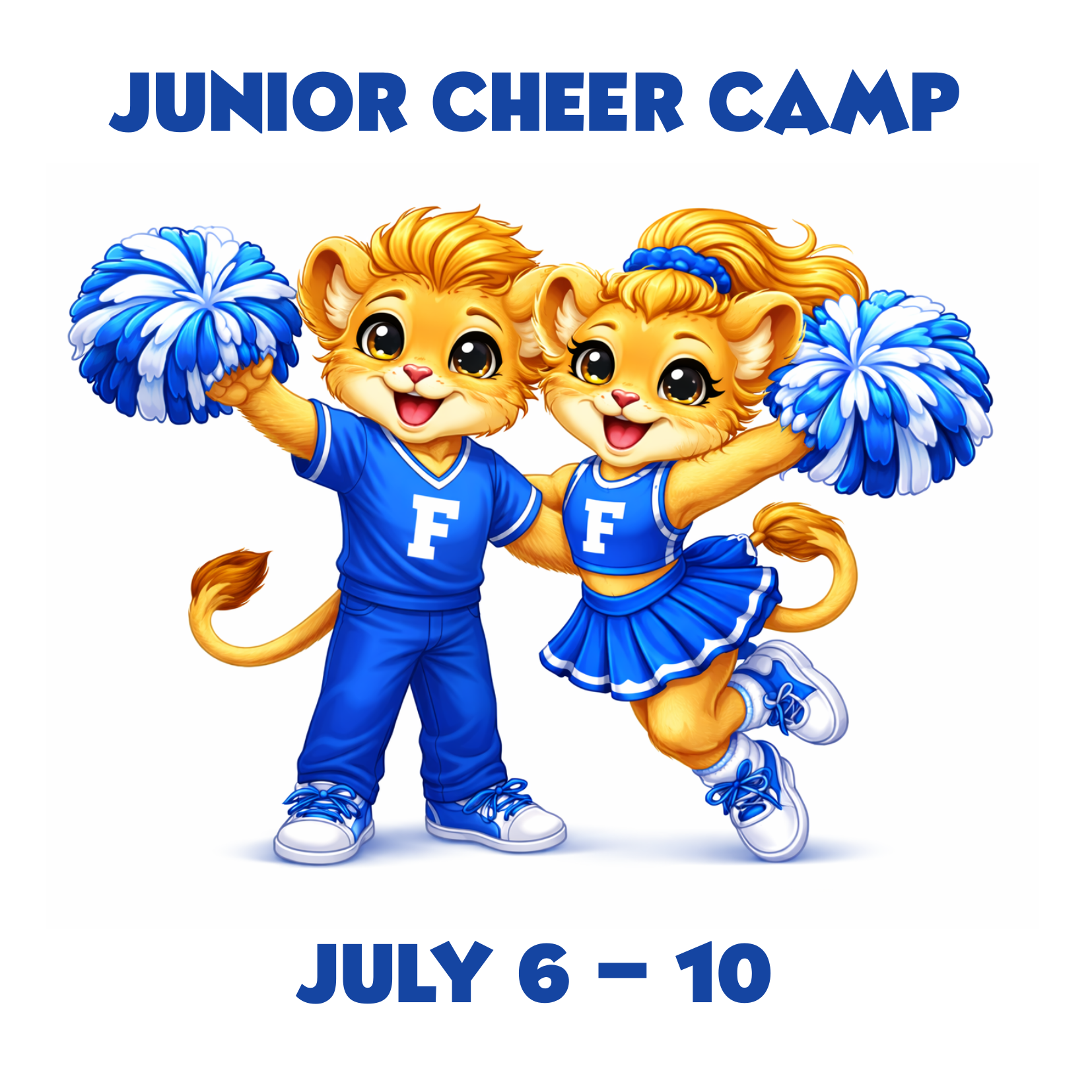 Campaign cover for July 6-10 Fairfax Cheerleading Little Lions Youth Camp