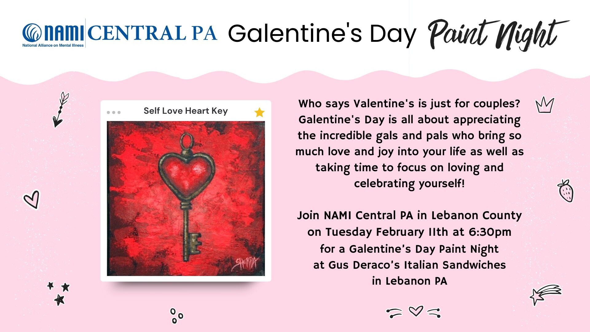Campaign cover image for Galentine's Day Paint Night (Lebanon County)